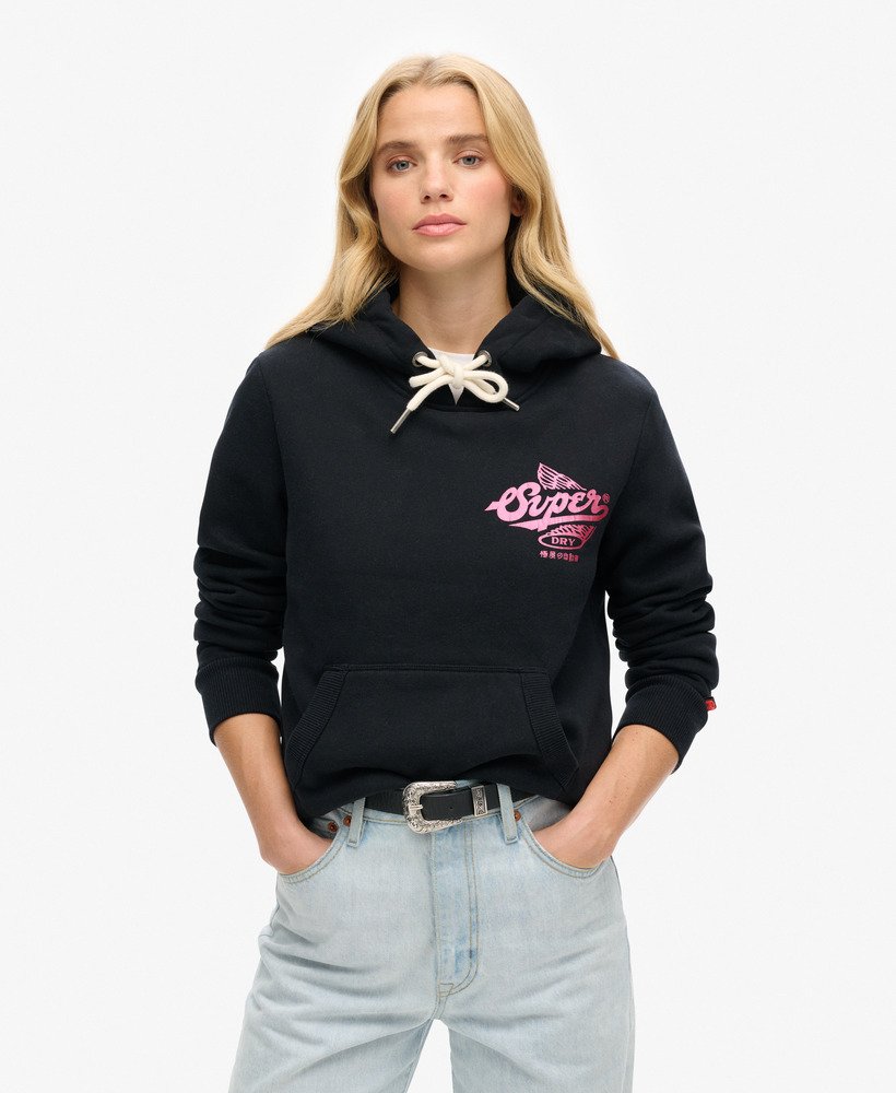 Sweat à capuche métallisé Athletic, SUPERDRY