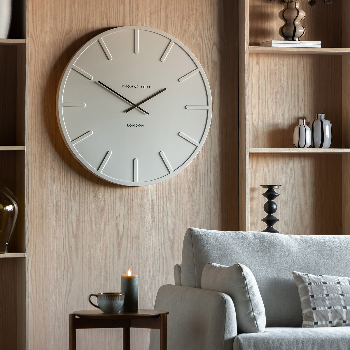 Larson 31" Oversized Wall Clock, THOMAS KENT