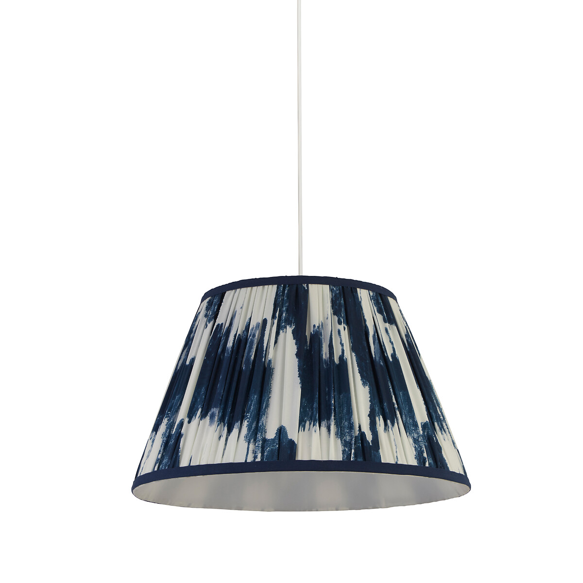 blue and white light shade