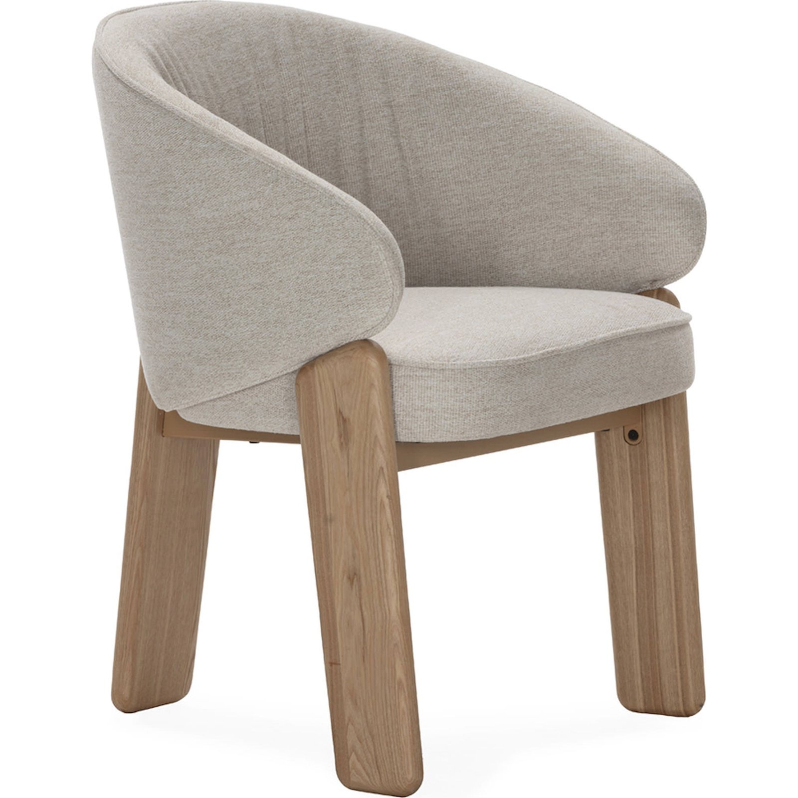 Chaise enveloppante en bois de frêne, RECOLLECTION