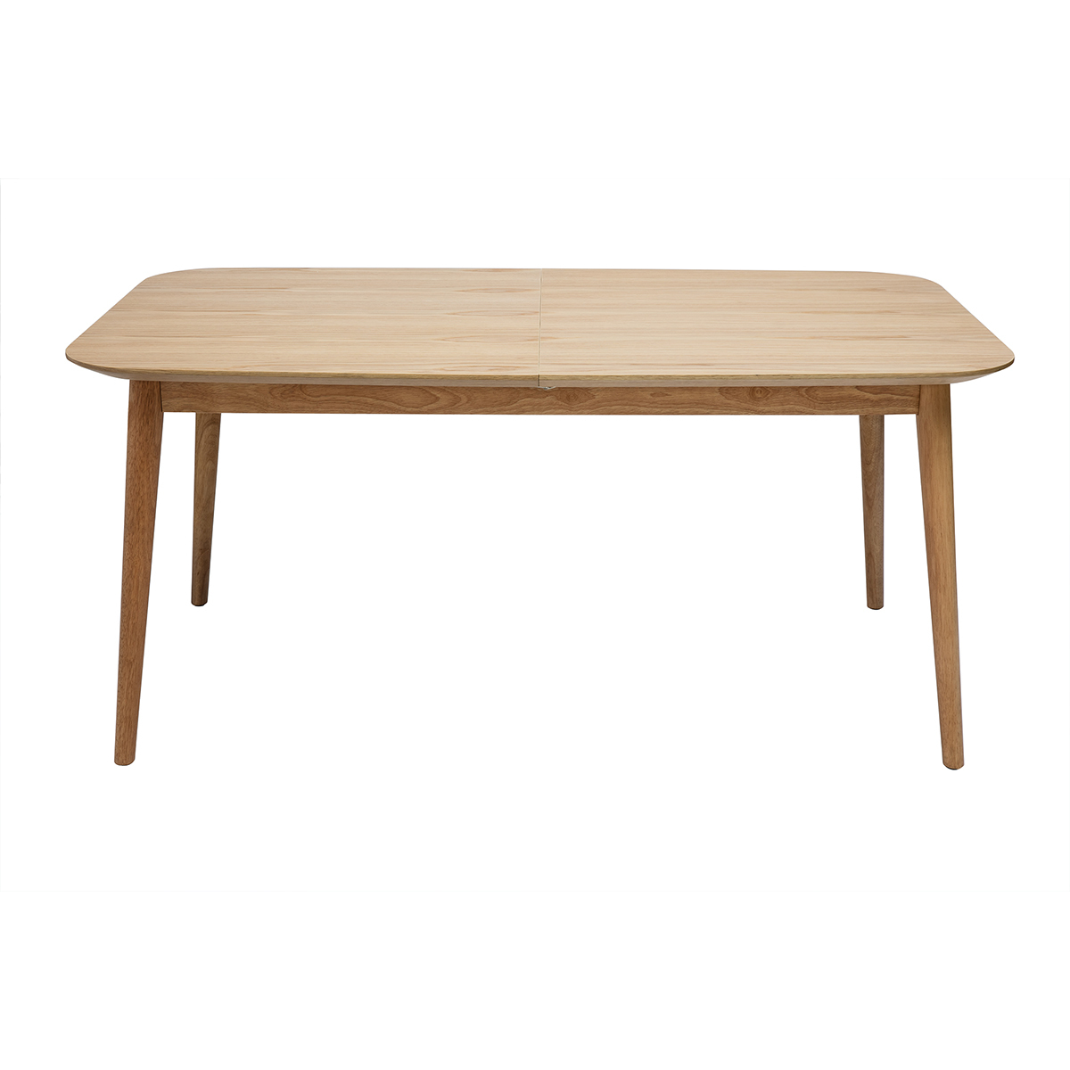Table extensible rallonges intégrées rectangulaire L160-210 cm ANK, MILIBOO