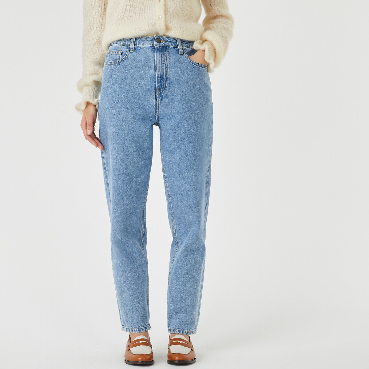 Jean taille haute on sale 46