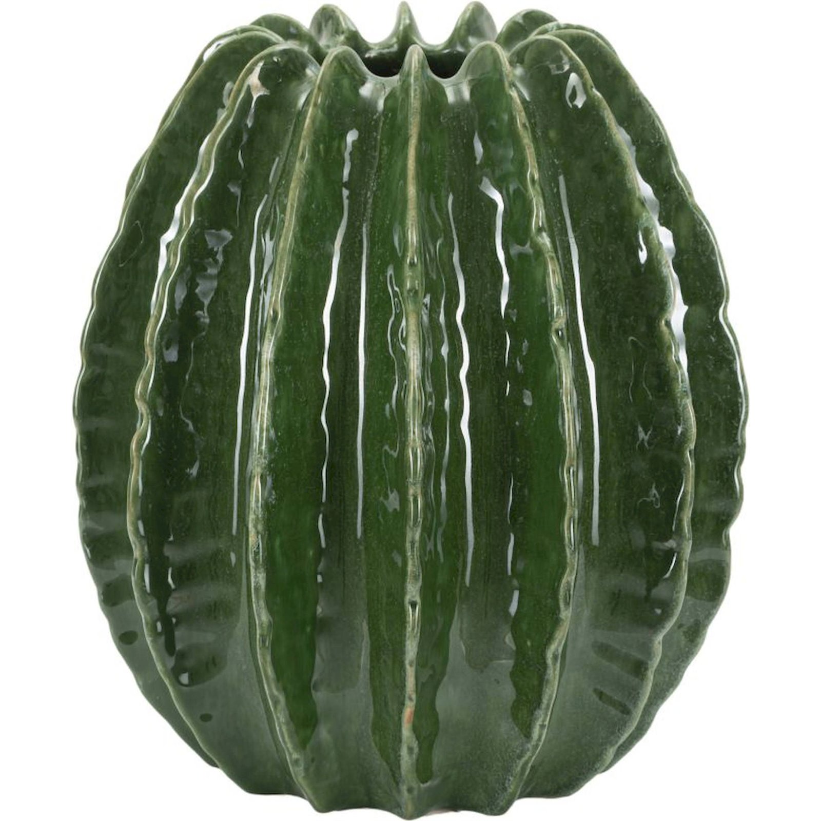 Vase rond en céramique relief cactus MODERN, RECOLLECTION