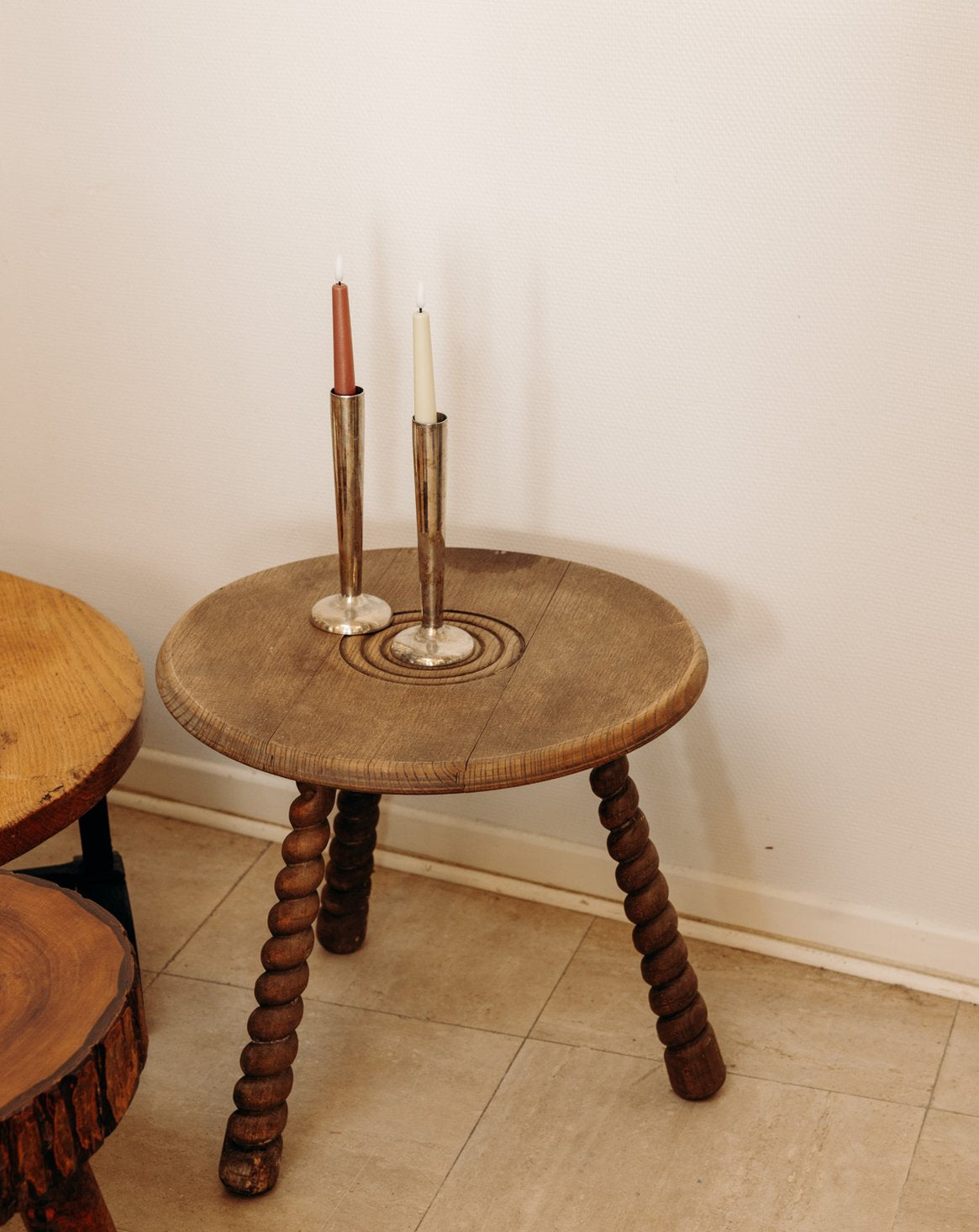 Table d'appoint tripode Francine N°482 - Bon état, DEBONGOUT