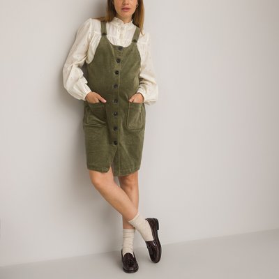 Corduroy Maternity Pinafore Dress LA REDOUTE COLLECTIONS