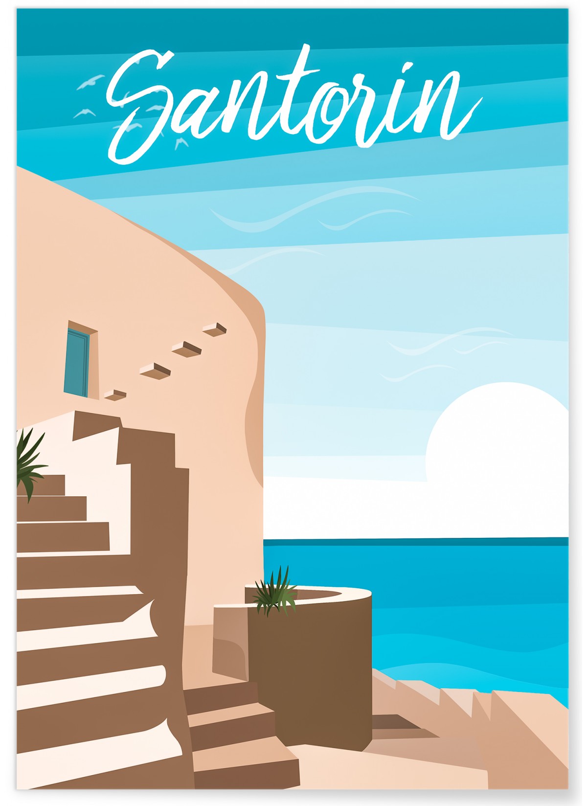 Affiche Santorin, L'AFFICHERIE