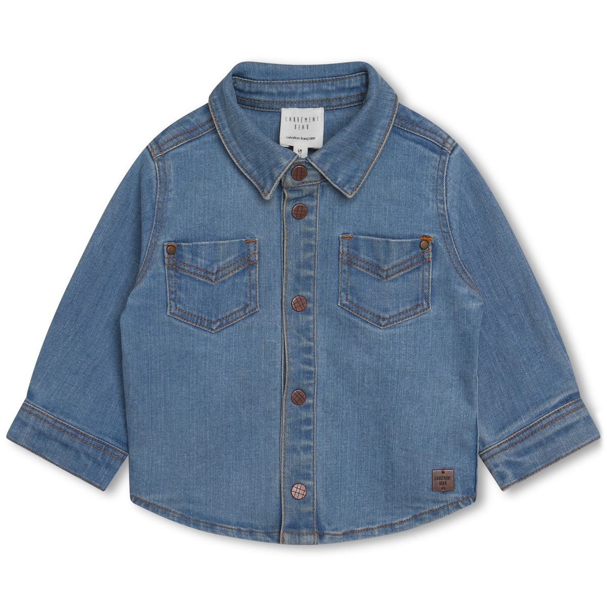 Chemise en jean bebe hot sale