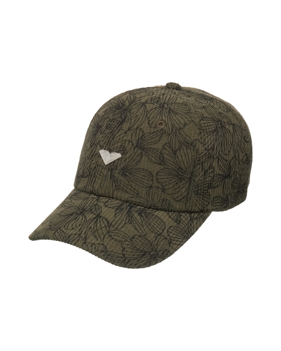 Casquette strapback en velours côtelé GLOW TIDES PRINTED CORD., ROXY