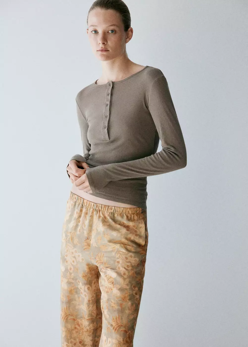 T-shirt de pyjama 100 % coton, MANGO