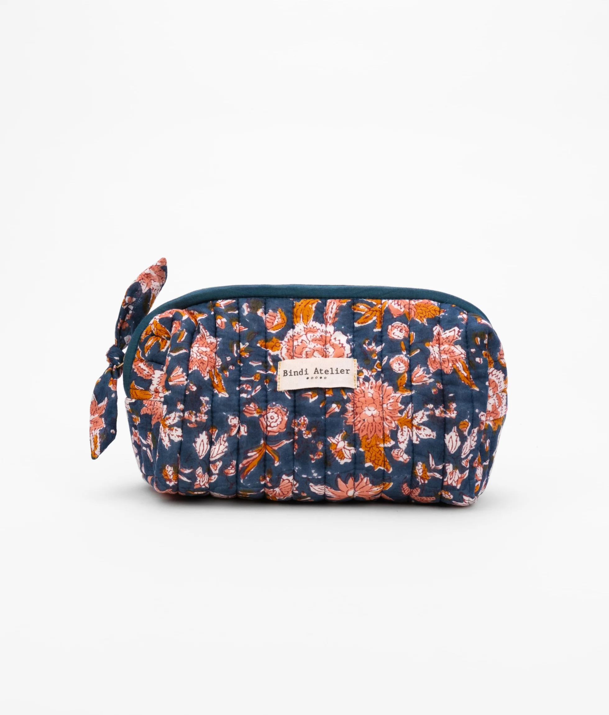 Trousse maquillage en coton matelassé Goa, BINDI ATELIER