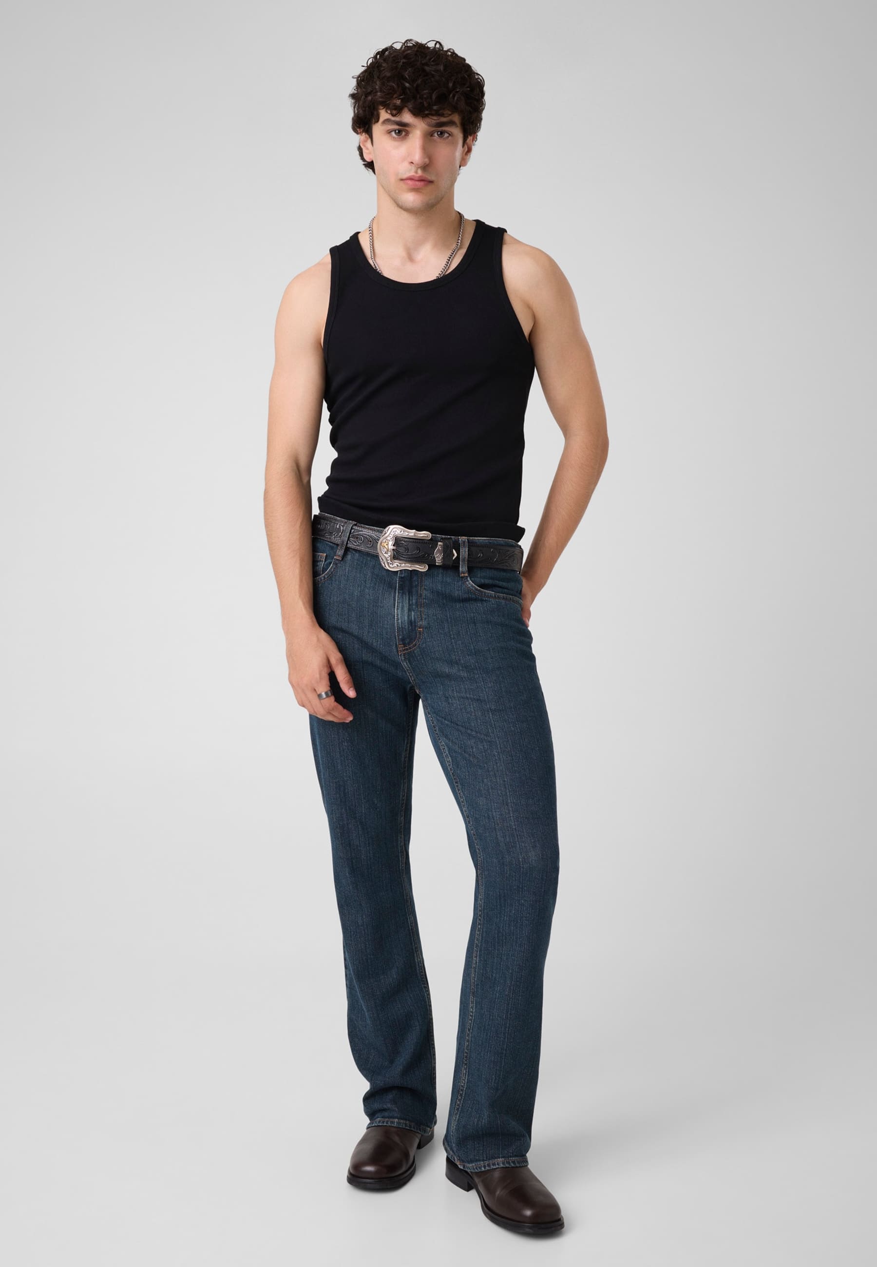Jean Bootcut Taille Mi-Haute, GUESS JEANS