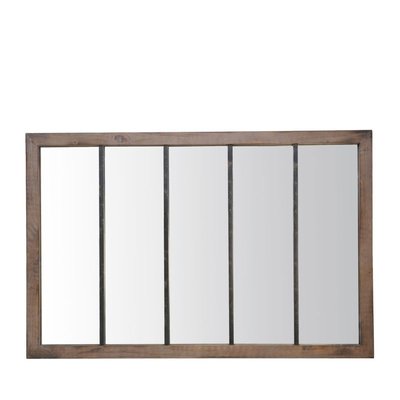 Miroir verrière en métal et bois 140x90 cm - Oppy DRAWER