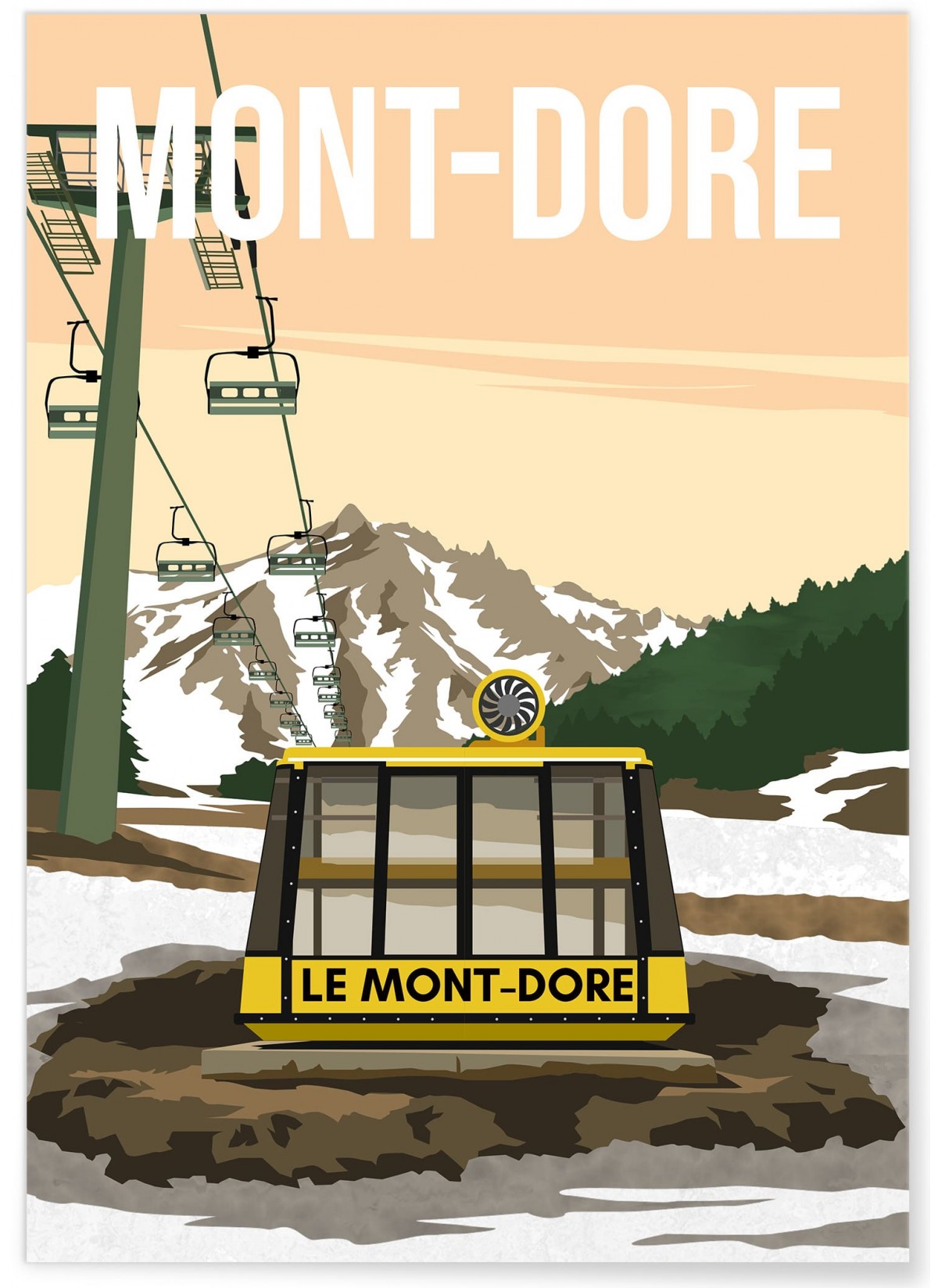 Affiche ville Mont-Dore, L'AFFICHERIE