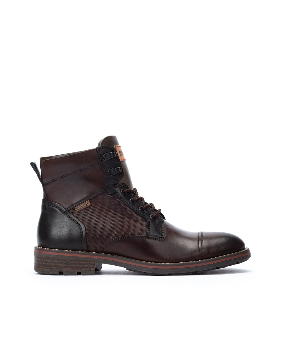 Bottines à lacets en cuir York, PIKOLINOS