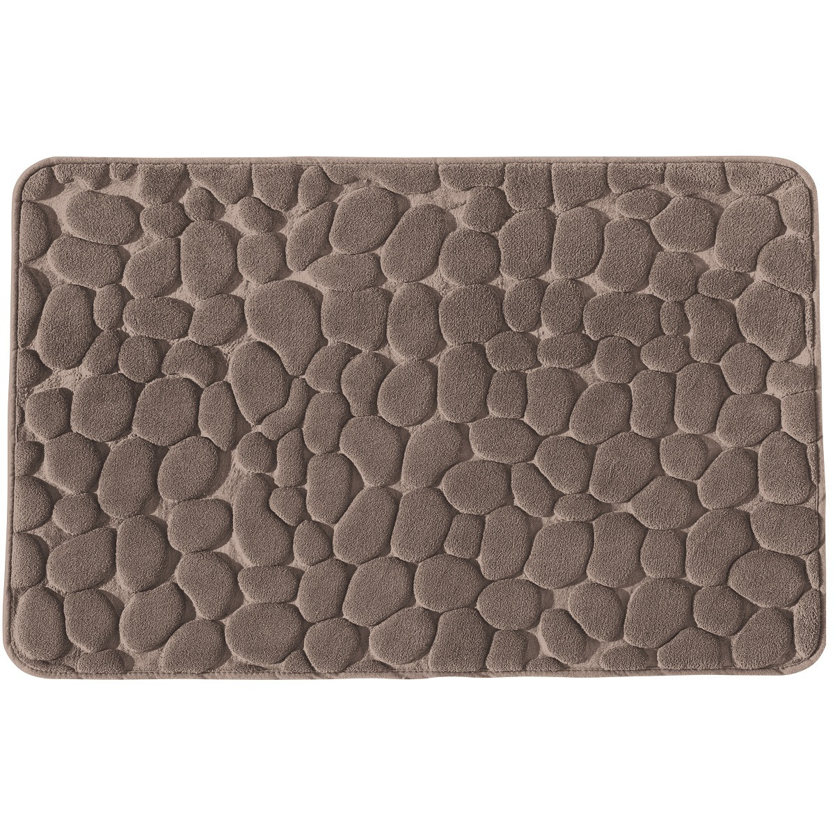 Tapis de bain galet à mémoire de forme MINERAL, GUY LEVASSEUR