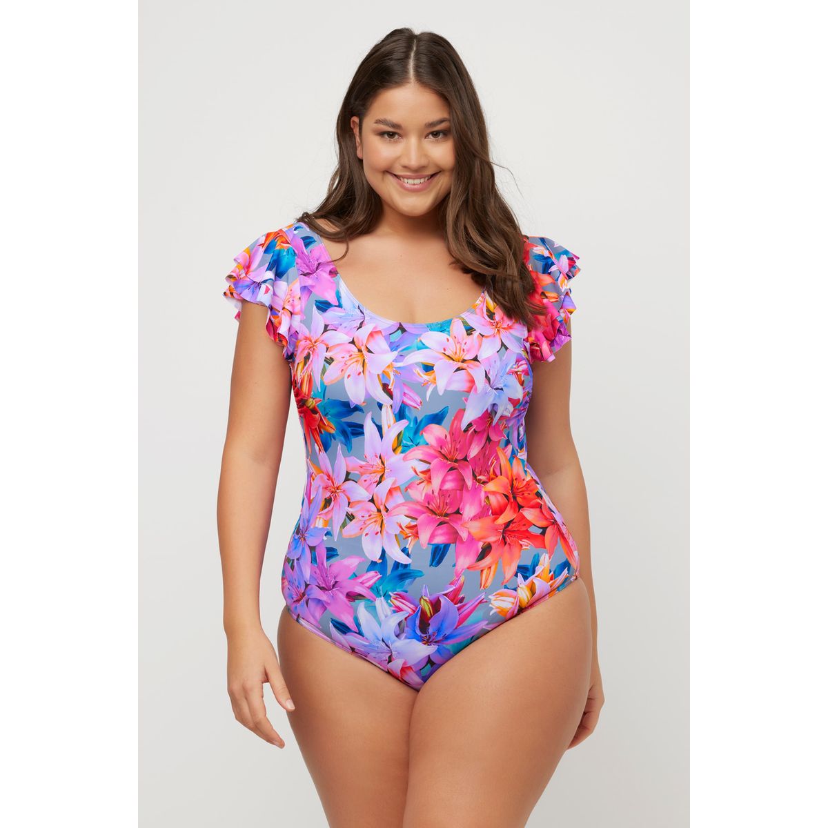 Maillot de bain bonnets souples poivron Ulla Popken La Redoute