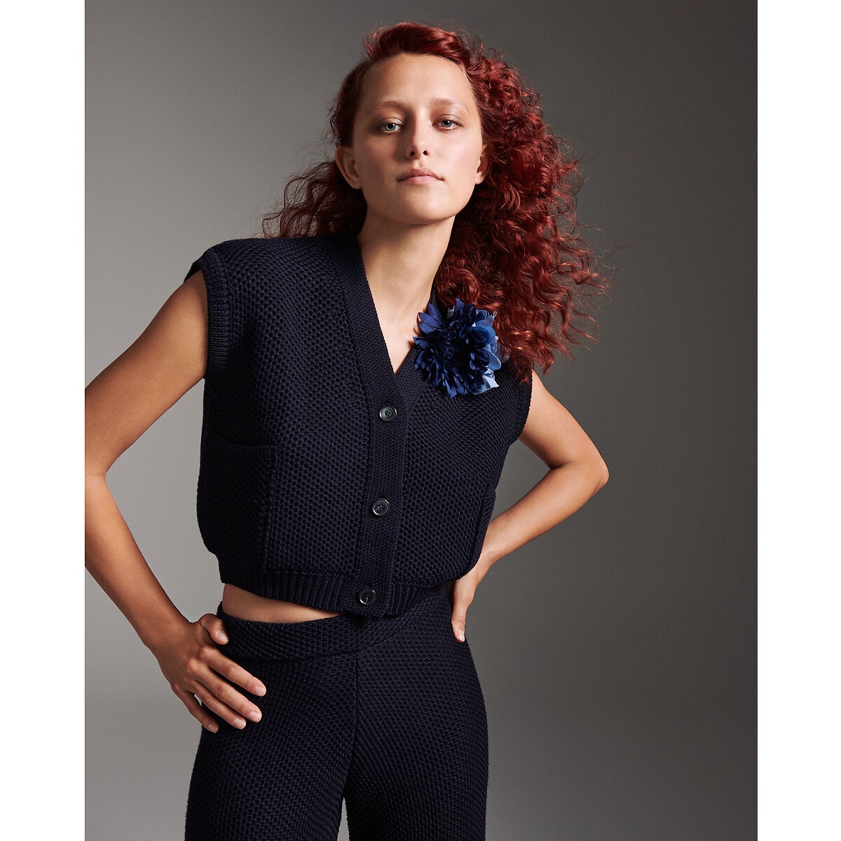 Pull gilet sweat femme L ENVERS X LA REDOUTE La Redoute
