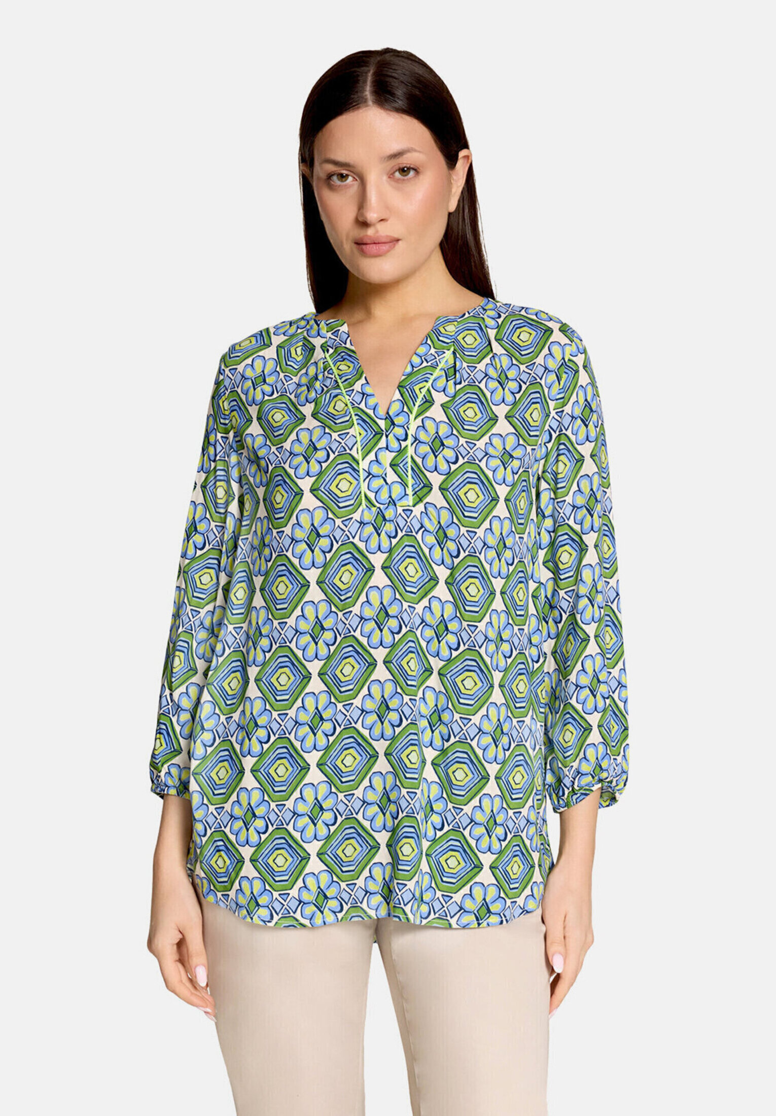Blouse casual à motifs, CARTOON
