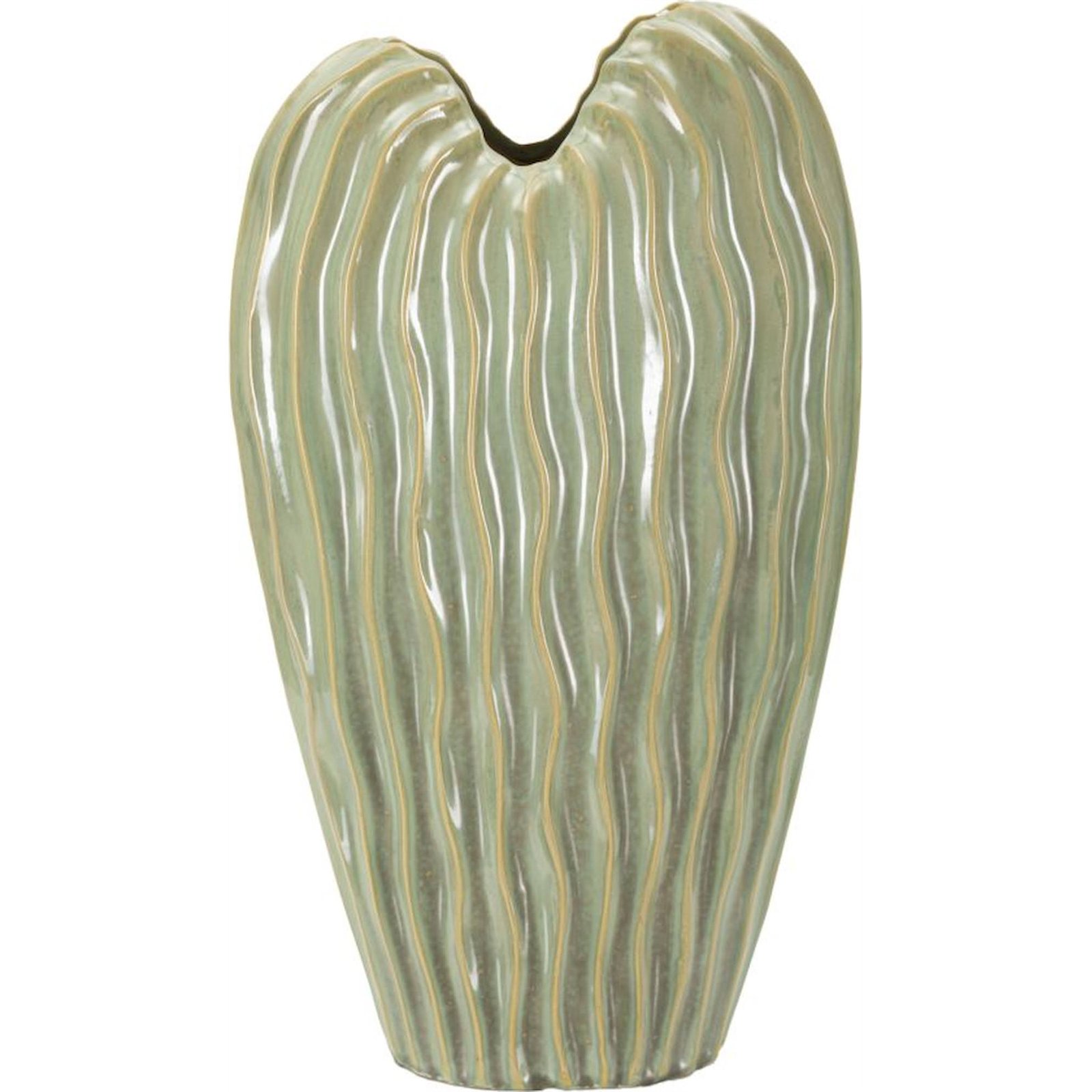 Vase en céramique à relief ondulé MODERN, RECOLLECTION