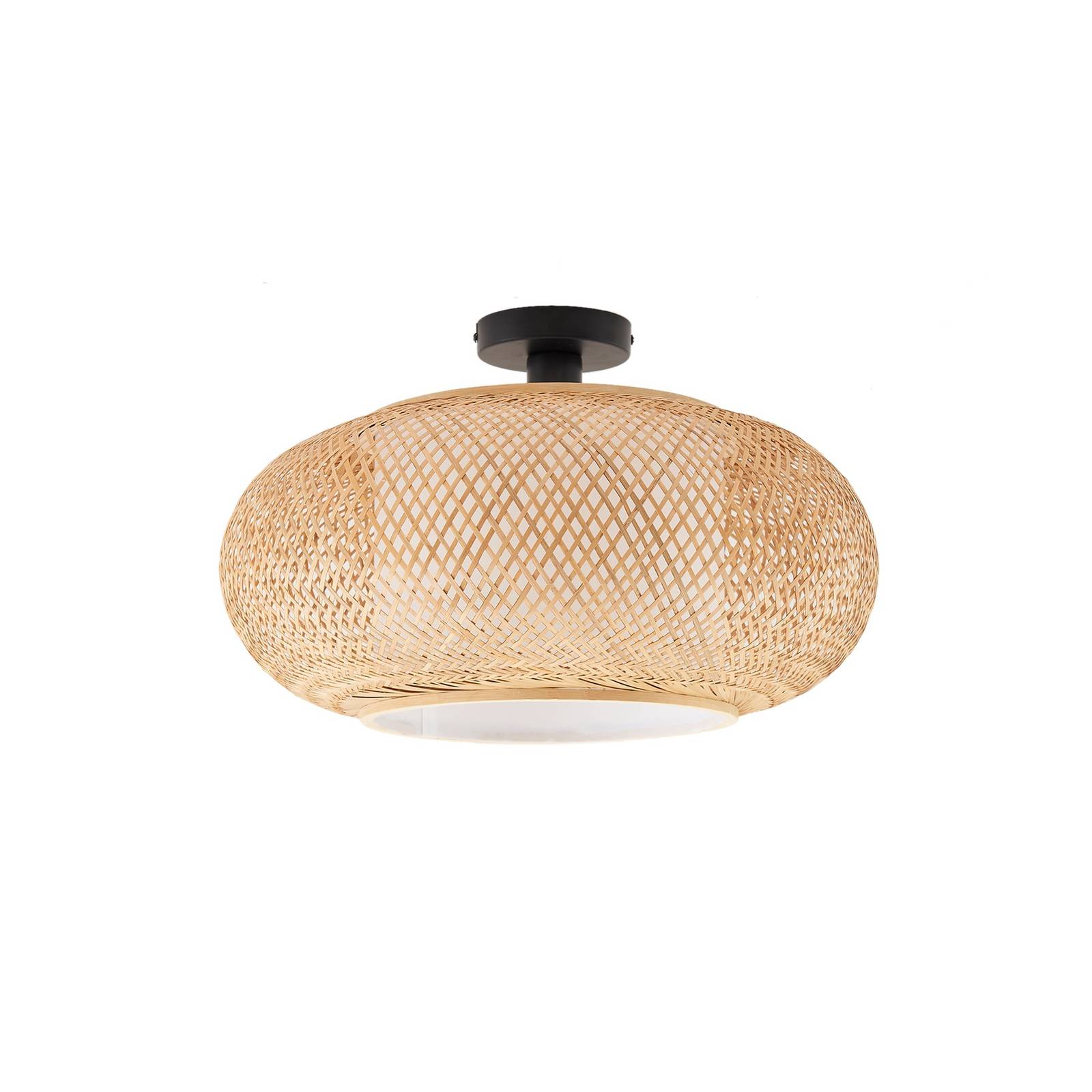 Plafonnier en bambou traditionnel, Romaine, LINDBY