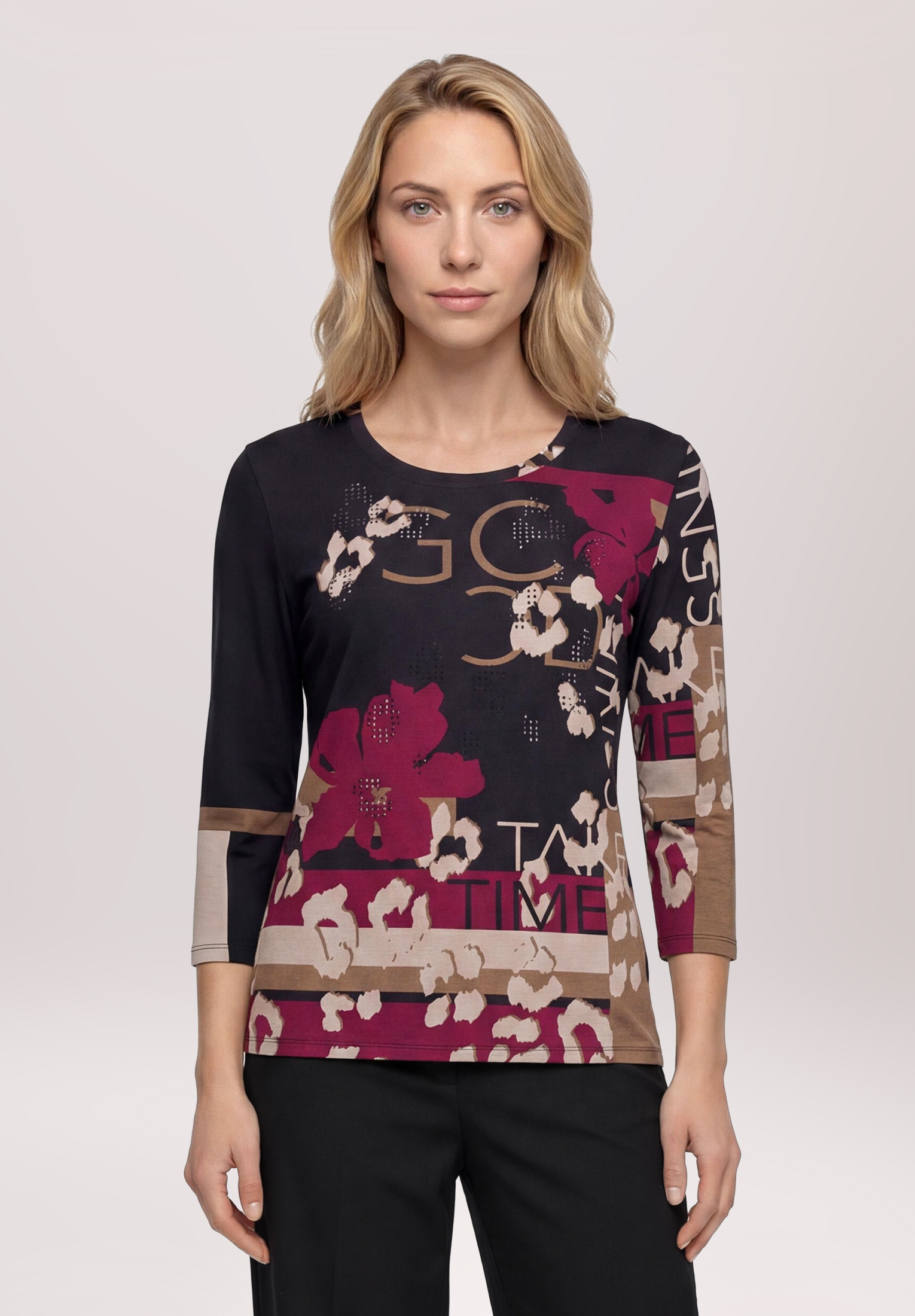 T-shirt basique à encolure ronde, BETTY BARCLAY