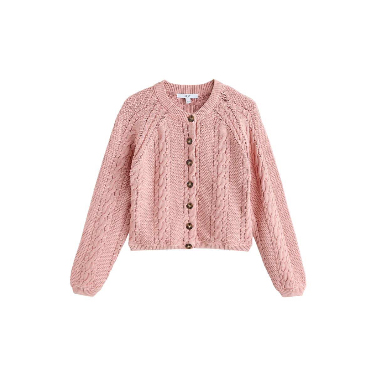 Cardigan manches longues en maille torsadée, NEXT
