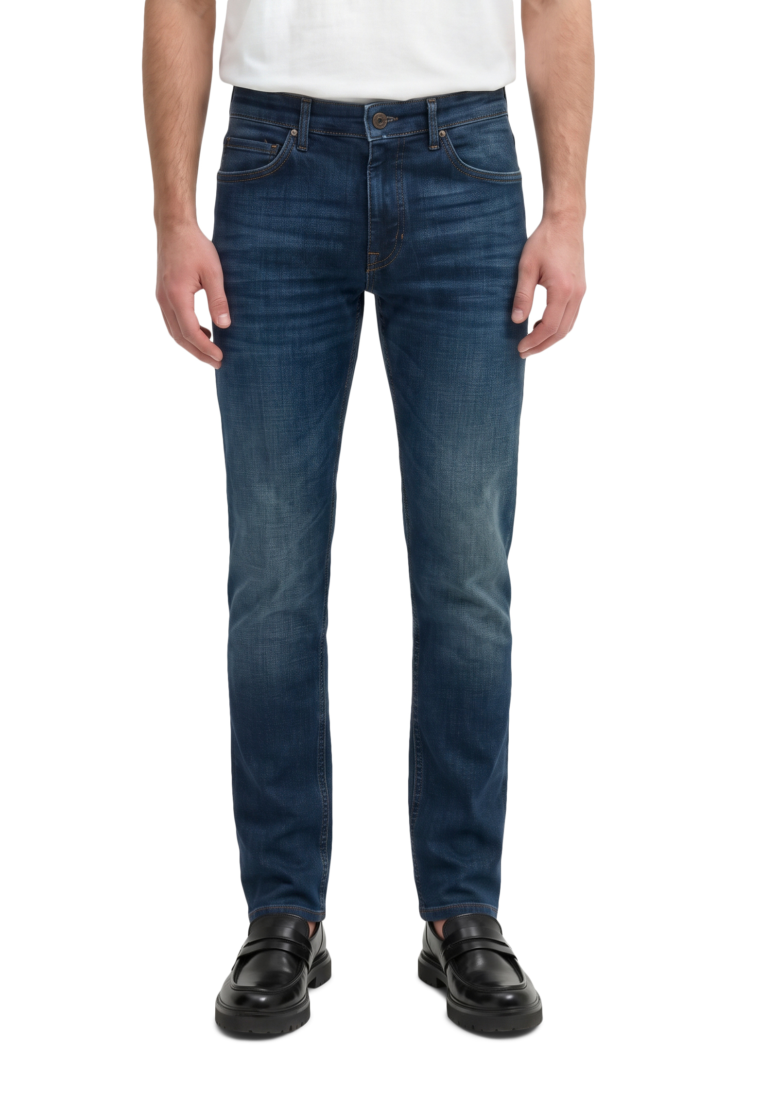 Jeans modèle Sjöbo shaped en coton biologique stretch, MARC O'POLO