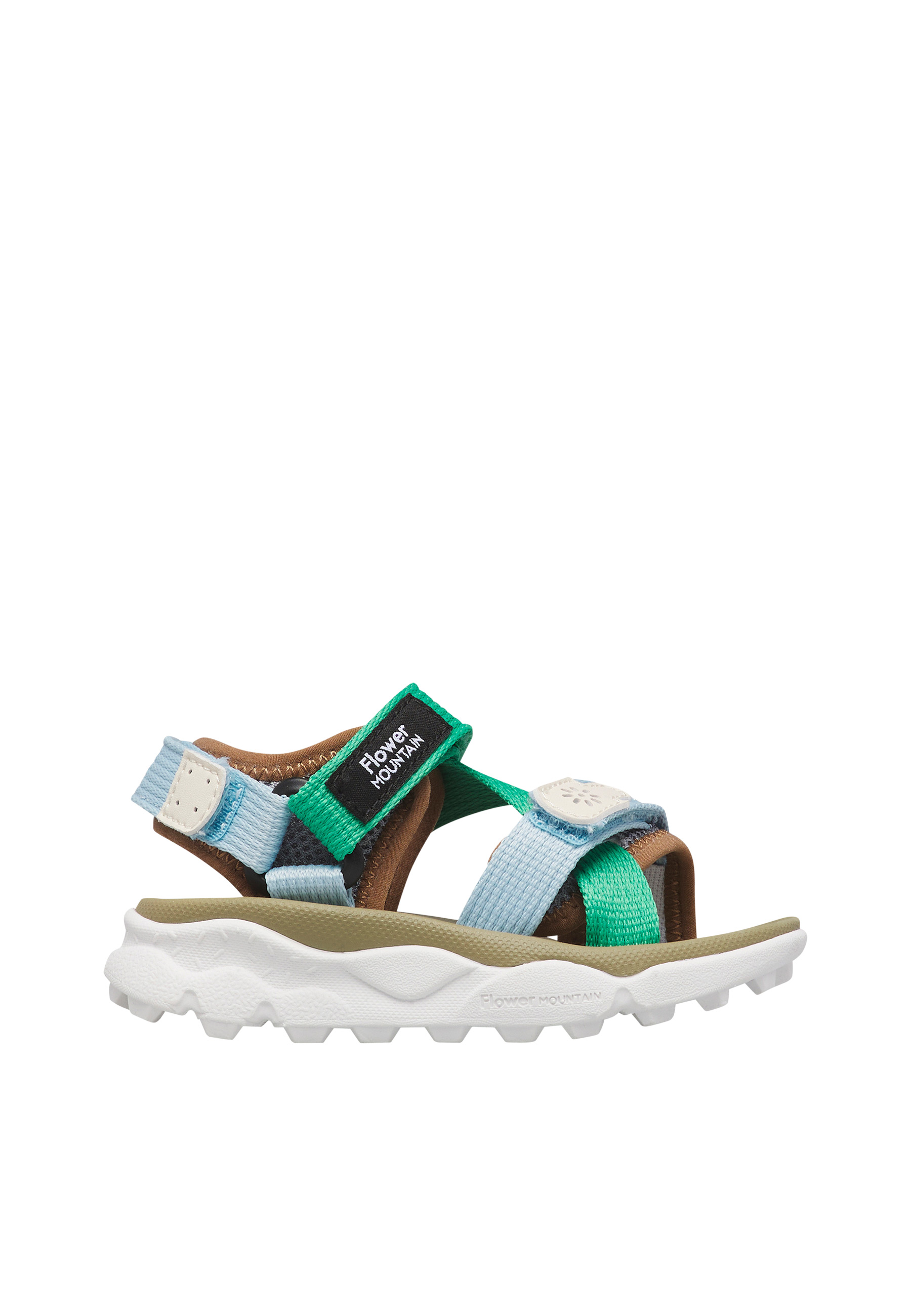 Sandales en simili cuir et tissu NAZCA 2 JUNIOR., NATURINO