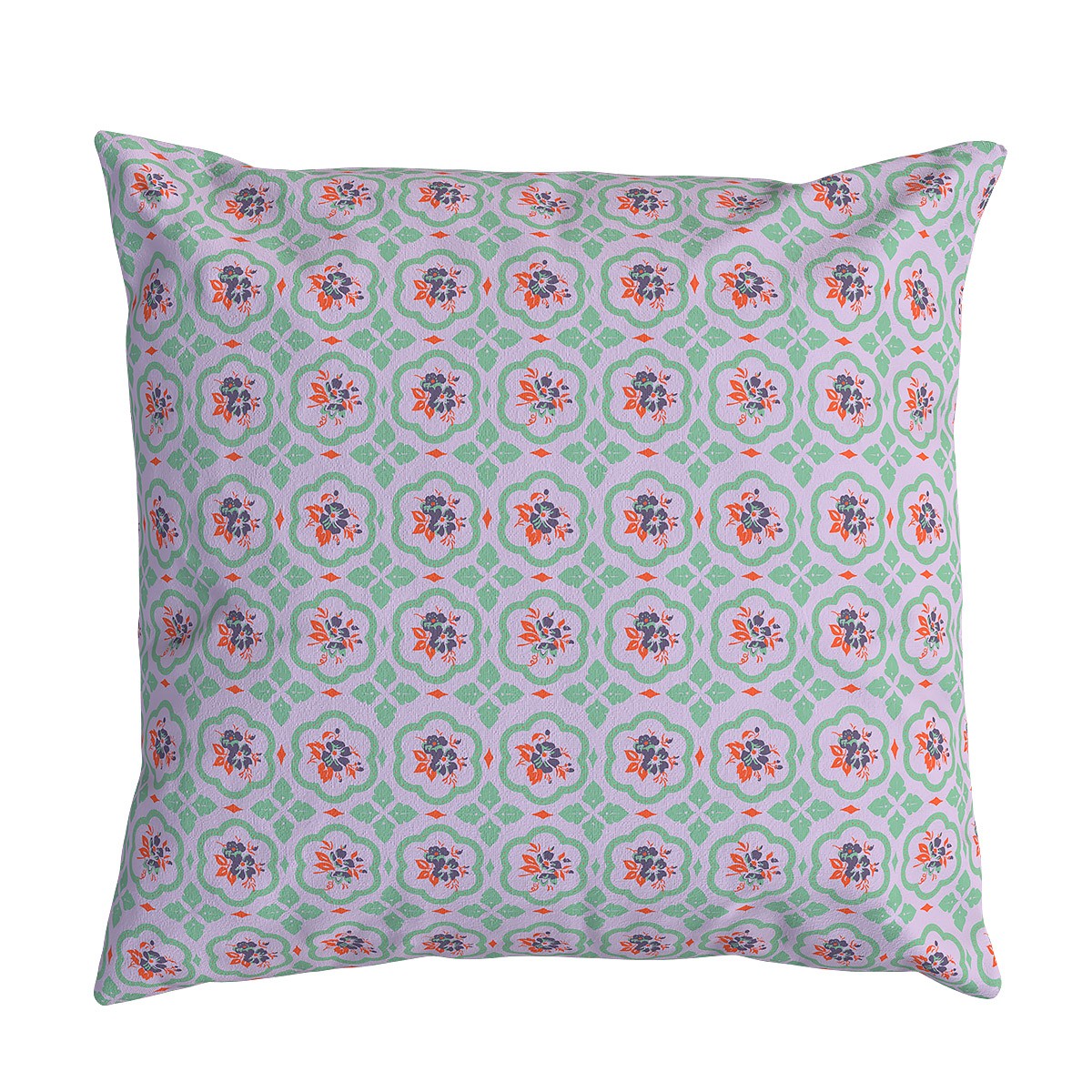 Housse de coussin en velours graphique, MONA, VENT DE BOHÈME