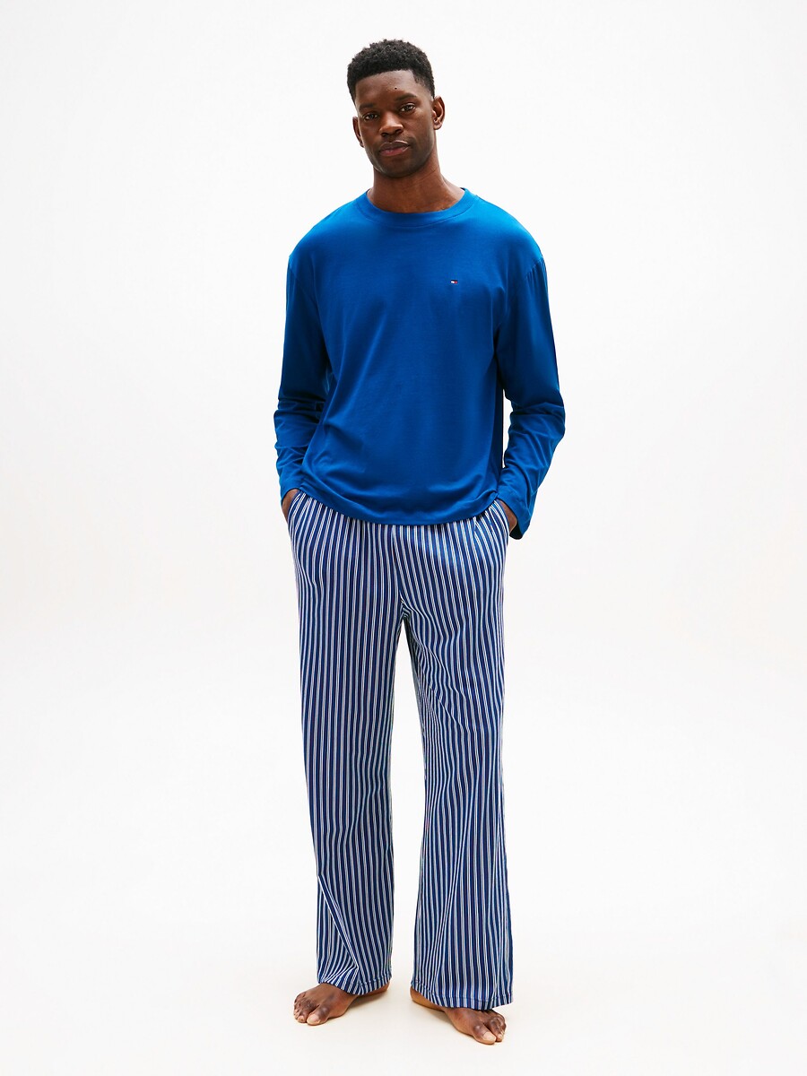 Cotton Jersey Long Pyjamas, TOMMY HILFIGER