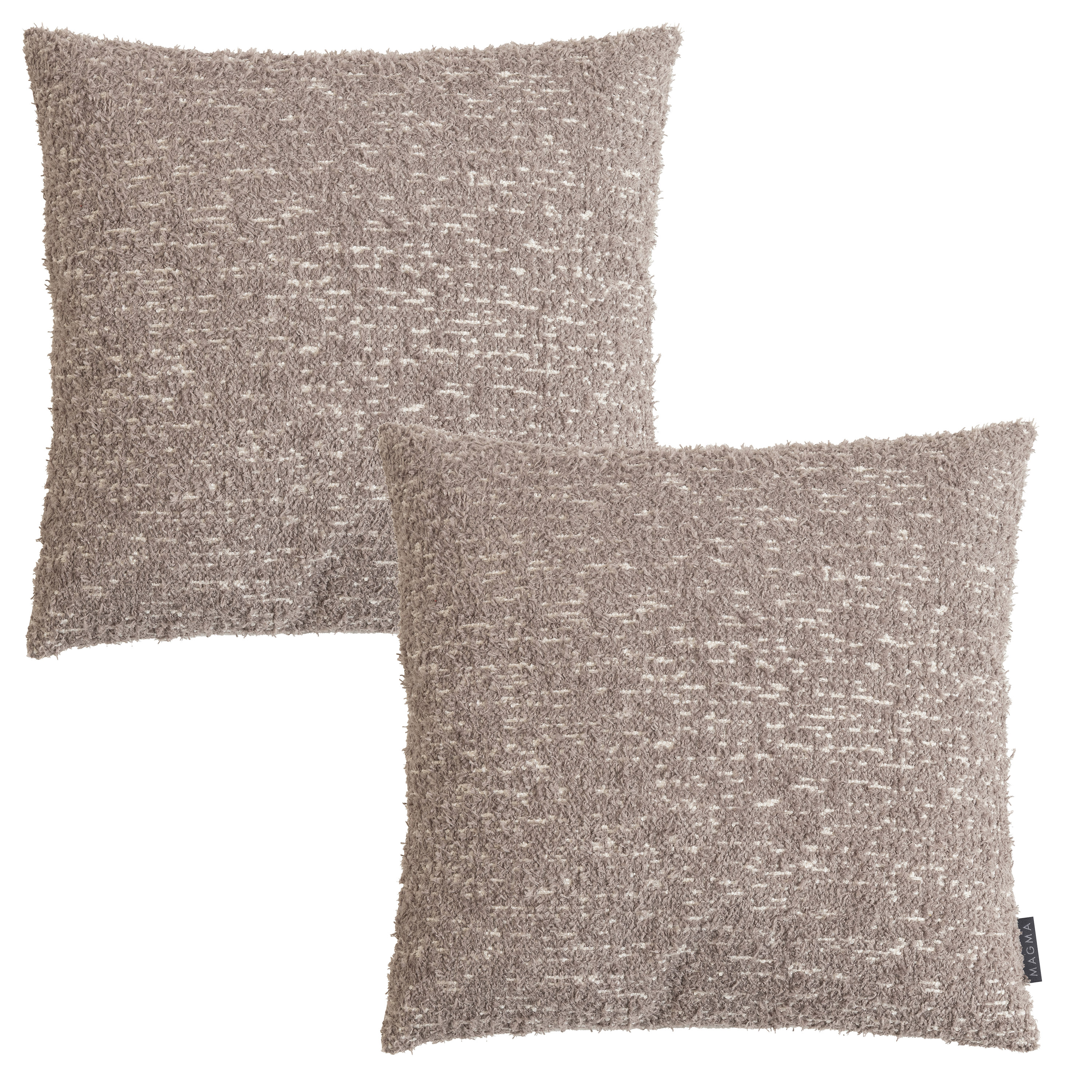 Lot de 2 housses de coussin jacquard chenille ZAC, MAGMA HEIMTEX