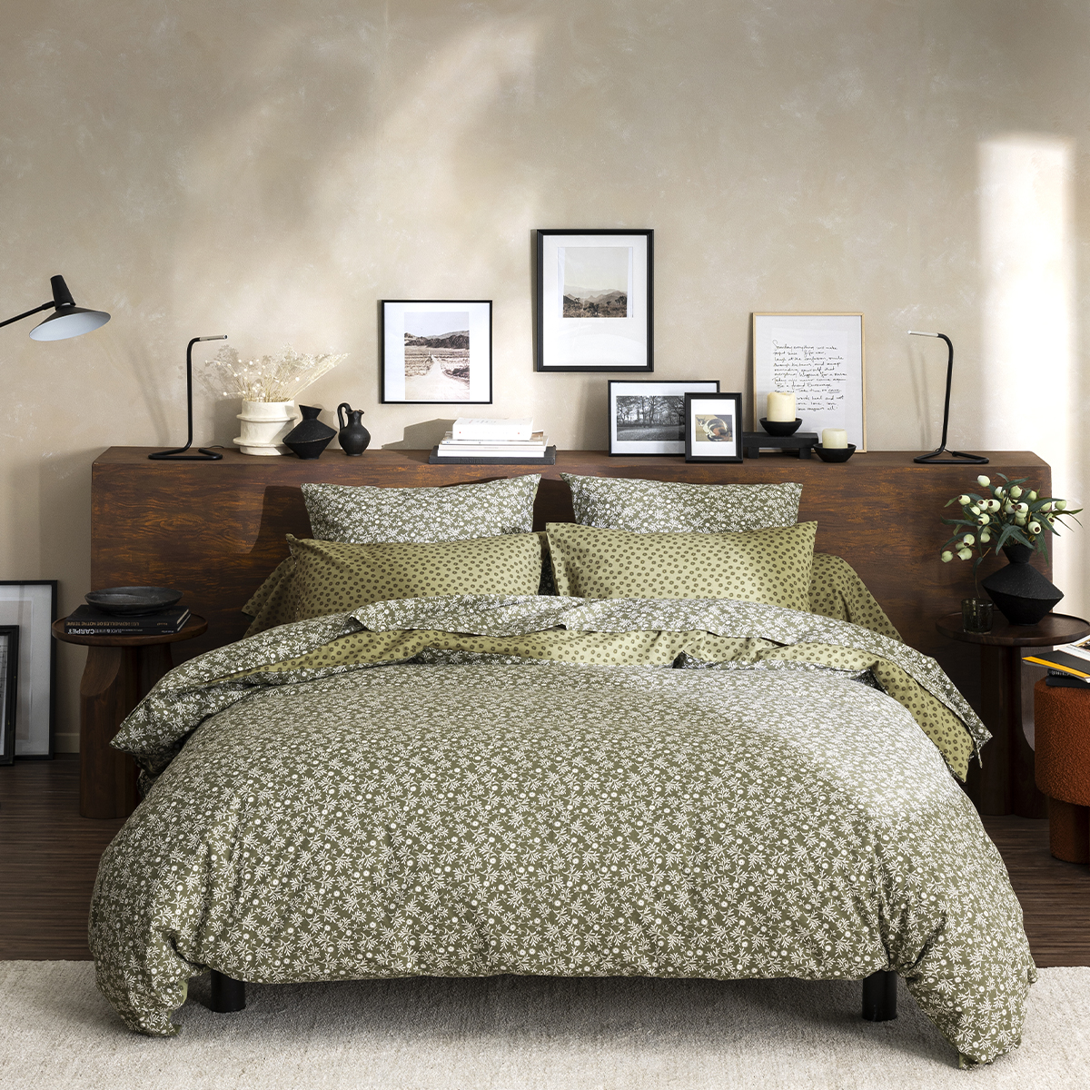 Housse de couette imprimée en lyocell, LENA, ORIGIN