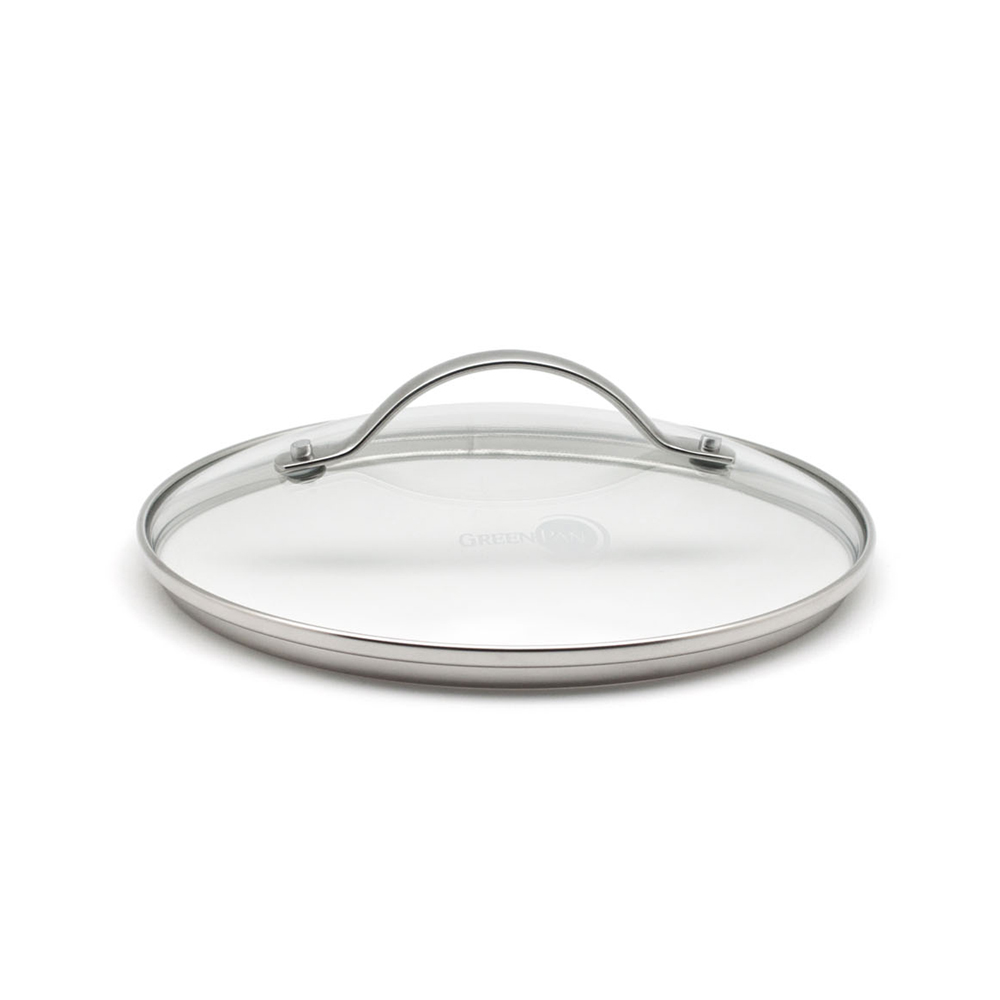 Couvercle 16 cm en verre bord inox, GREENPAN