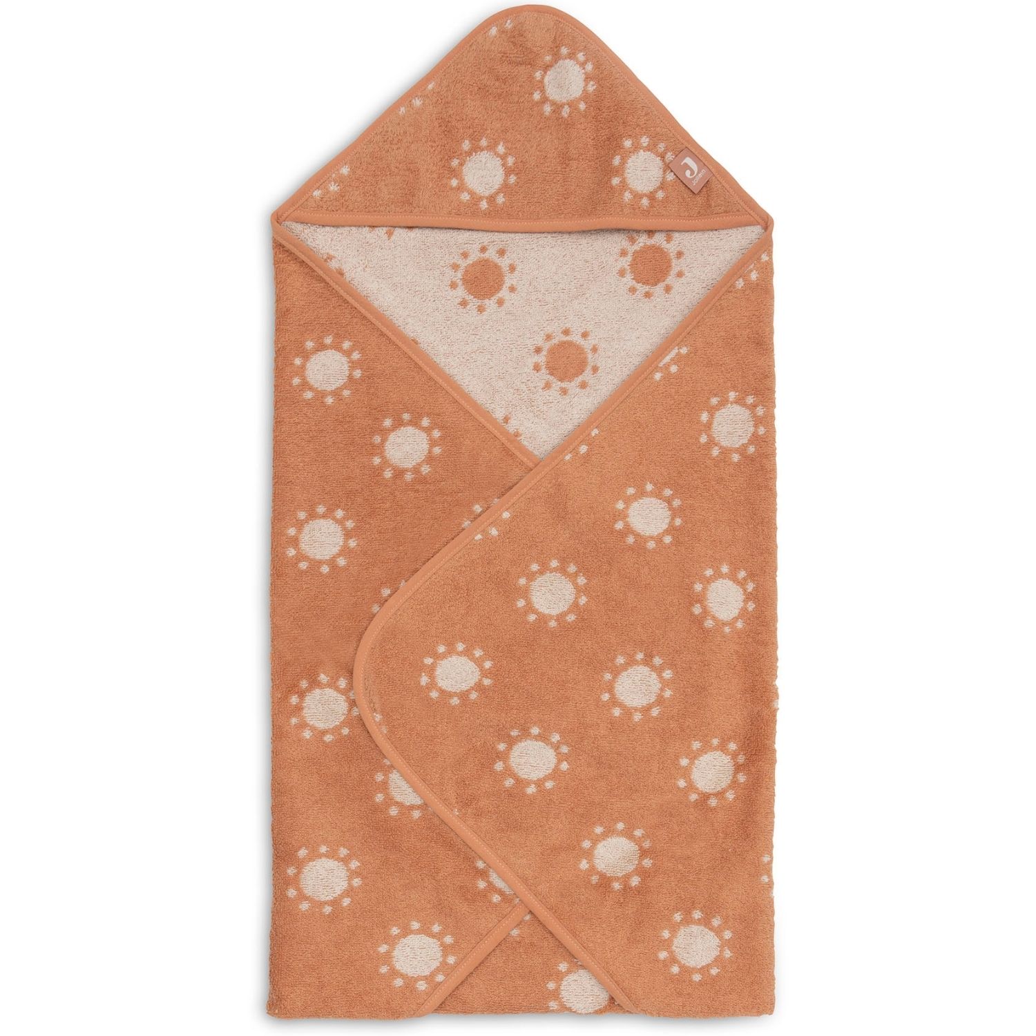 Cape de bain bébé éponge 75x75 cm Jacquard, JOLLEIN