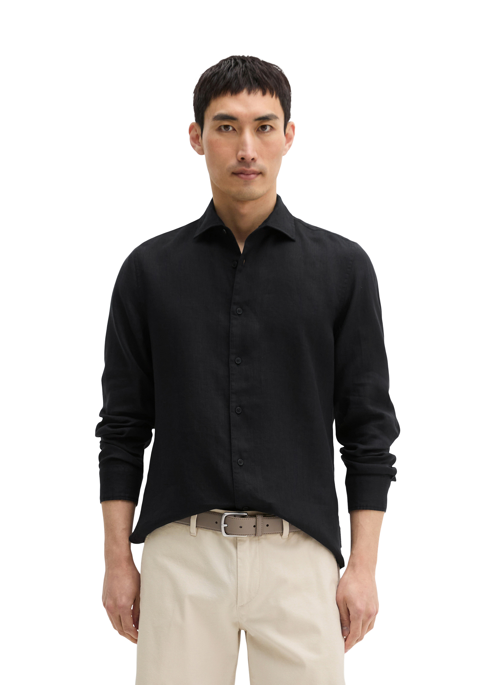 Chemise shaped en lin de haute qualité, MARC O'POLO