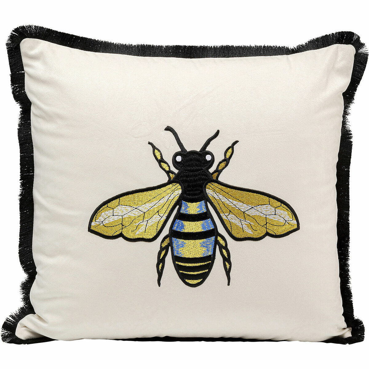 Coussin Bee blanc 45x45cm, KARE DESIGN