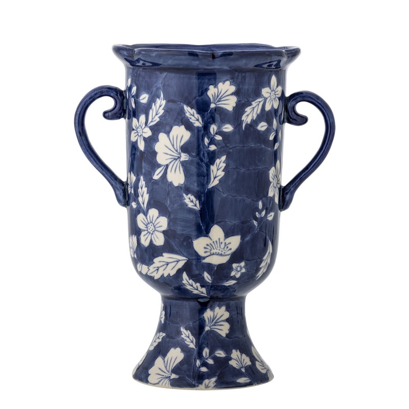 Vase poignées grès floral Amara, BLOOMINGVILLE