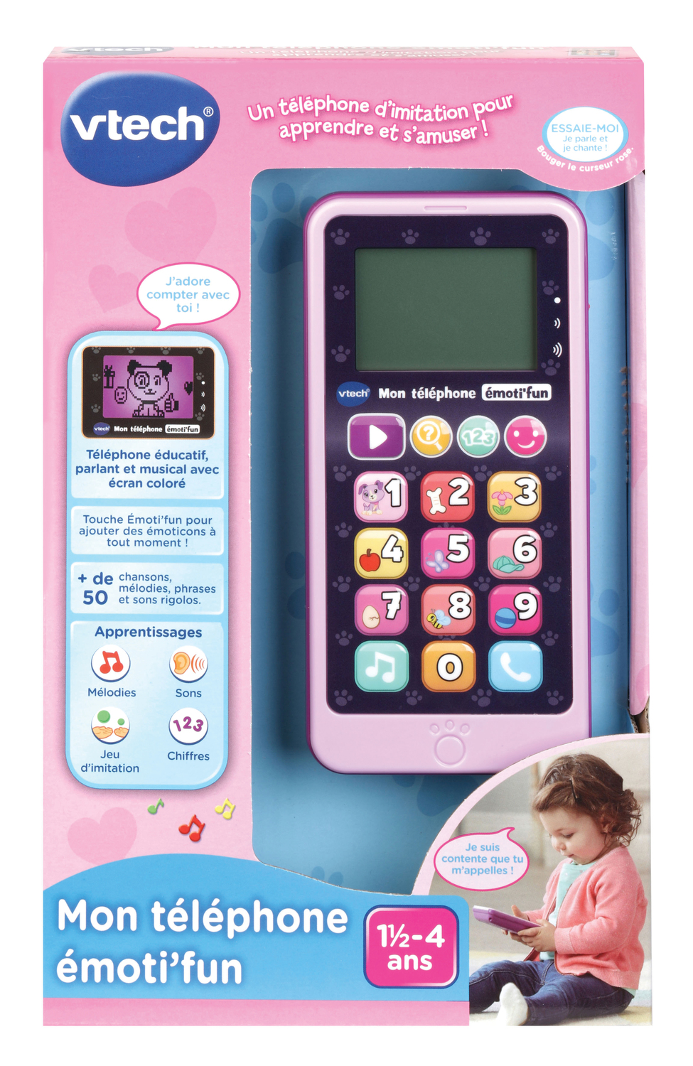 Mon telephone emoti'fun rose, VTECH