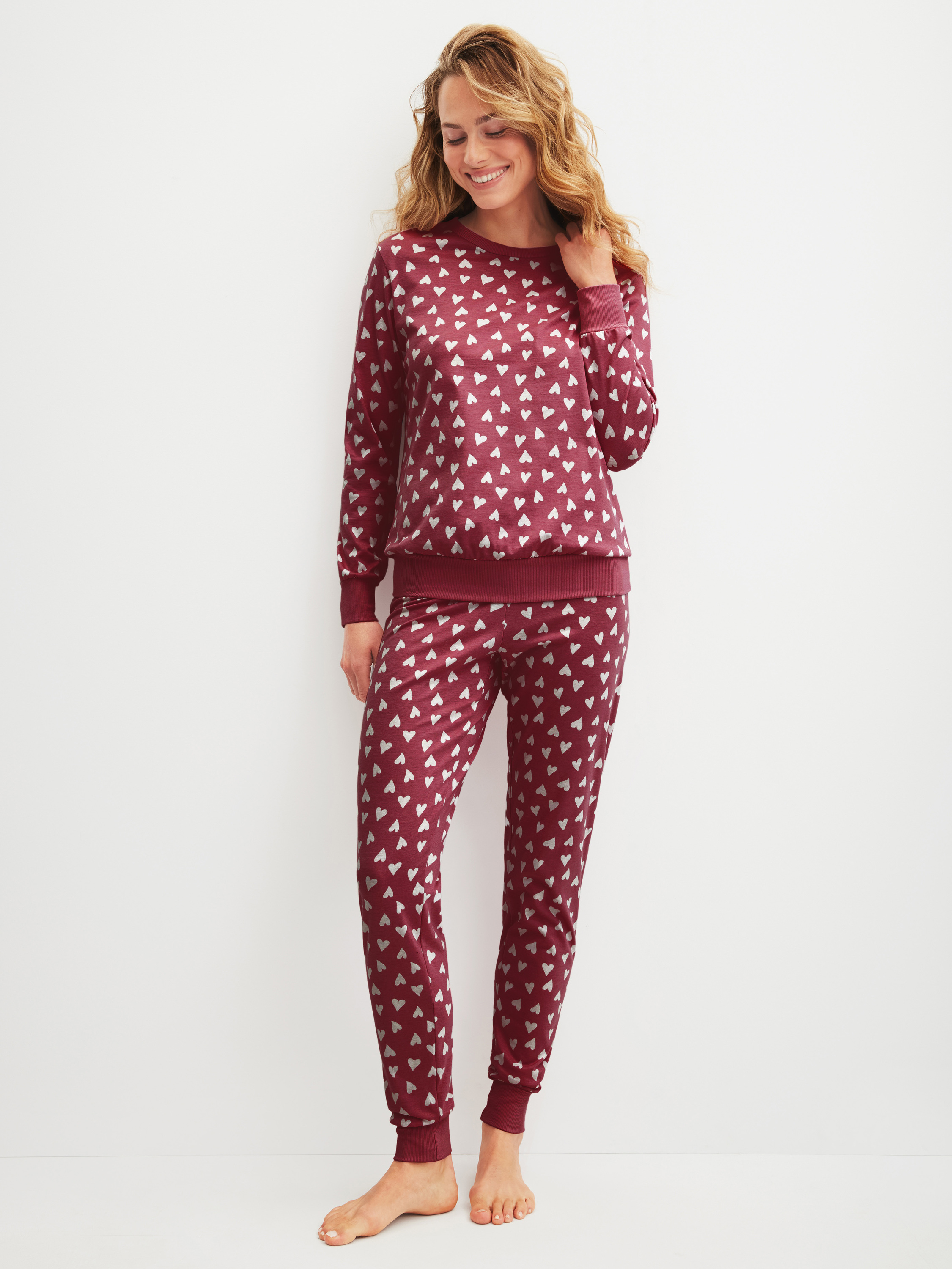 Pyjama avec bords élastiques manches longues Coton COTTON SPECIAL, CALIDA
