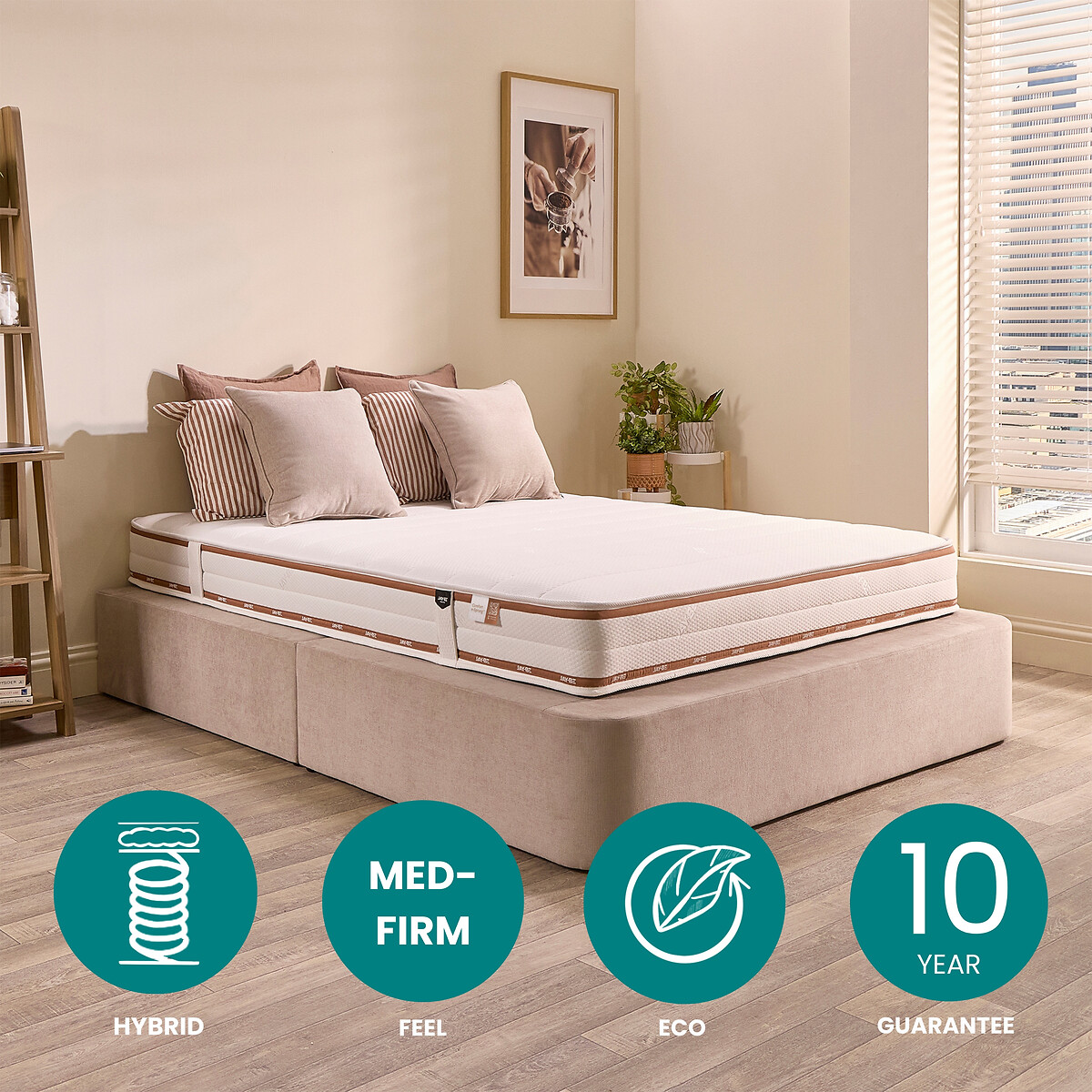 Jay-Be® Ryze Deep Quilted Sprung Mattress, JAY-BE