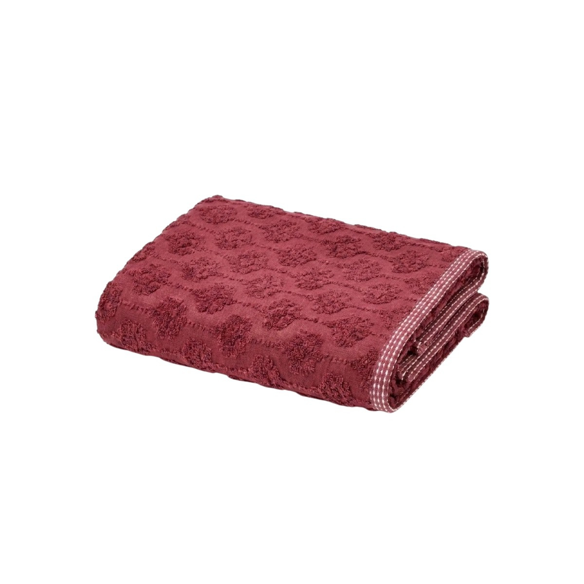 Serviette de toilette Néroli - Éponge jacquard ciselée, TRADITION DES VOSGES