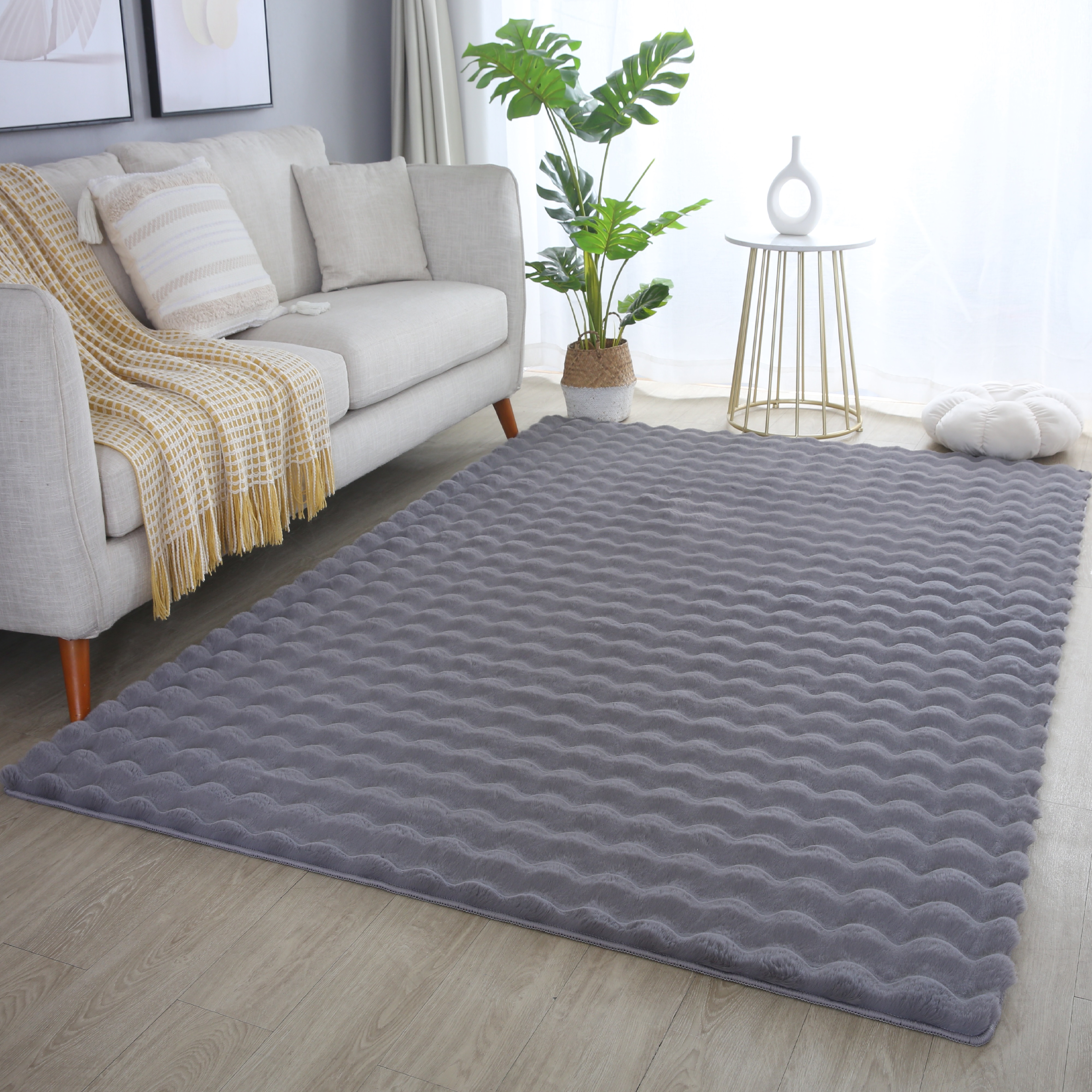 Tapis intérieur doux aspect bulle LAPONIE, NAZAR RUGS
