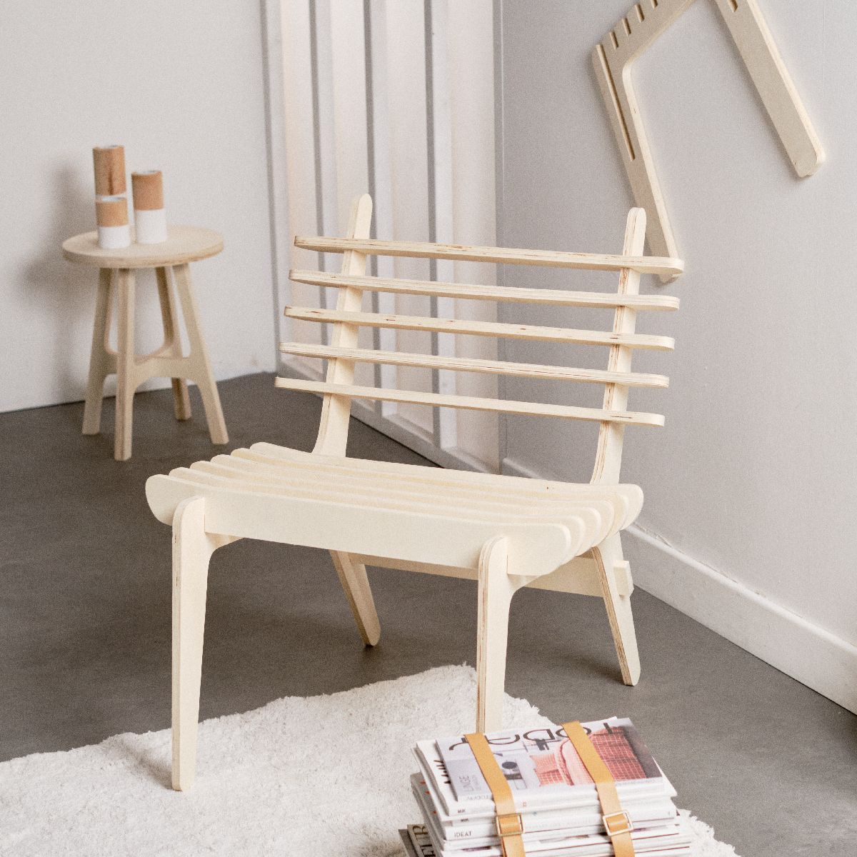 Fauteuil Japandi SIMPLICITY, FACTORY