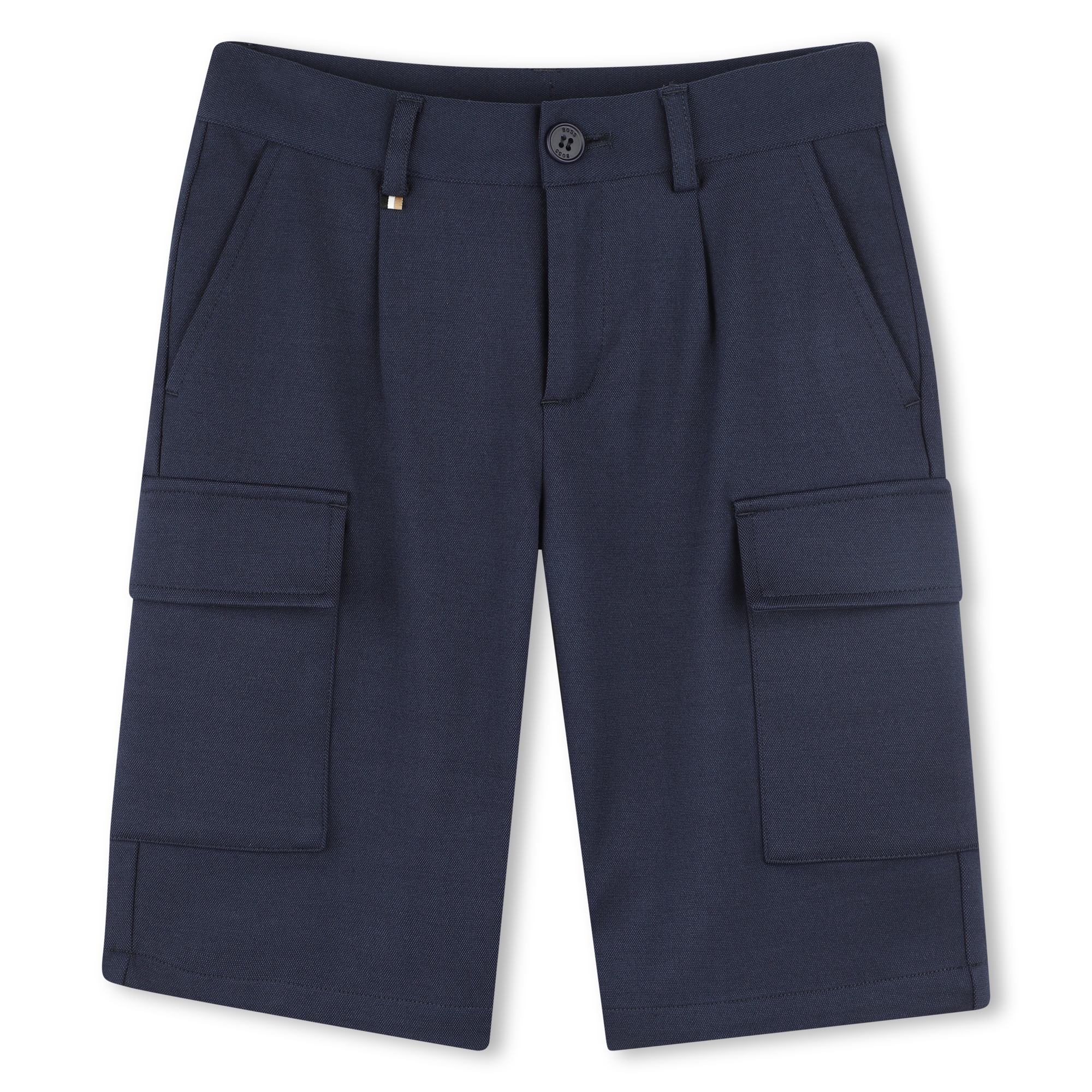 Bermuda tinta unita con tasche, BOSS KIDSWEAR