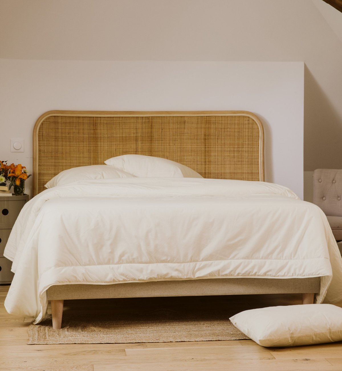 Couette Adulte Enveloppe Coton Bio 4 saisons MAUI, KADOLIS