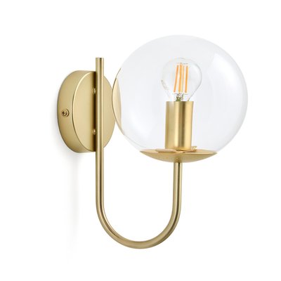 Moricio Brass and Glass Wall Lamp LA REDOUTE INTERIEURS
