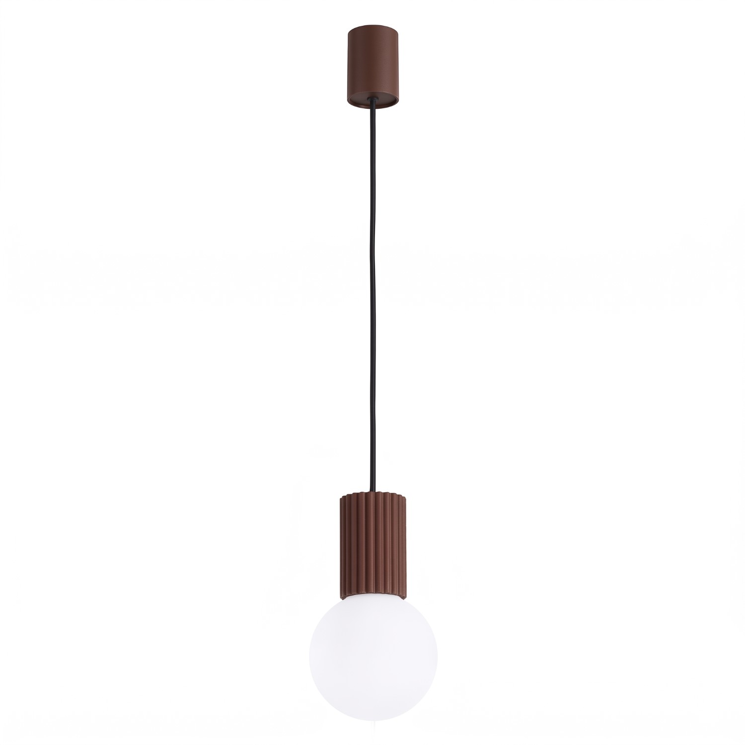 Suspension Aluminium Brun G9 1 Halo, EDEN