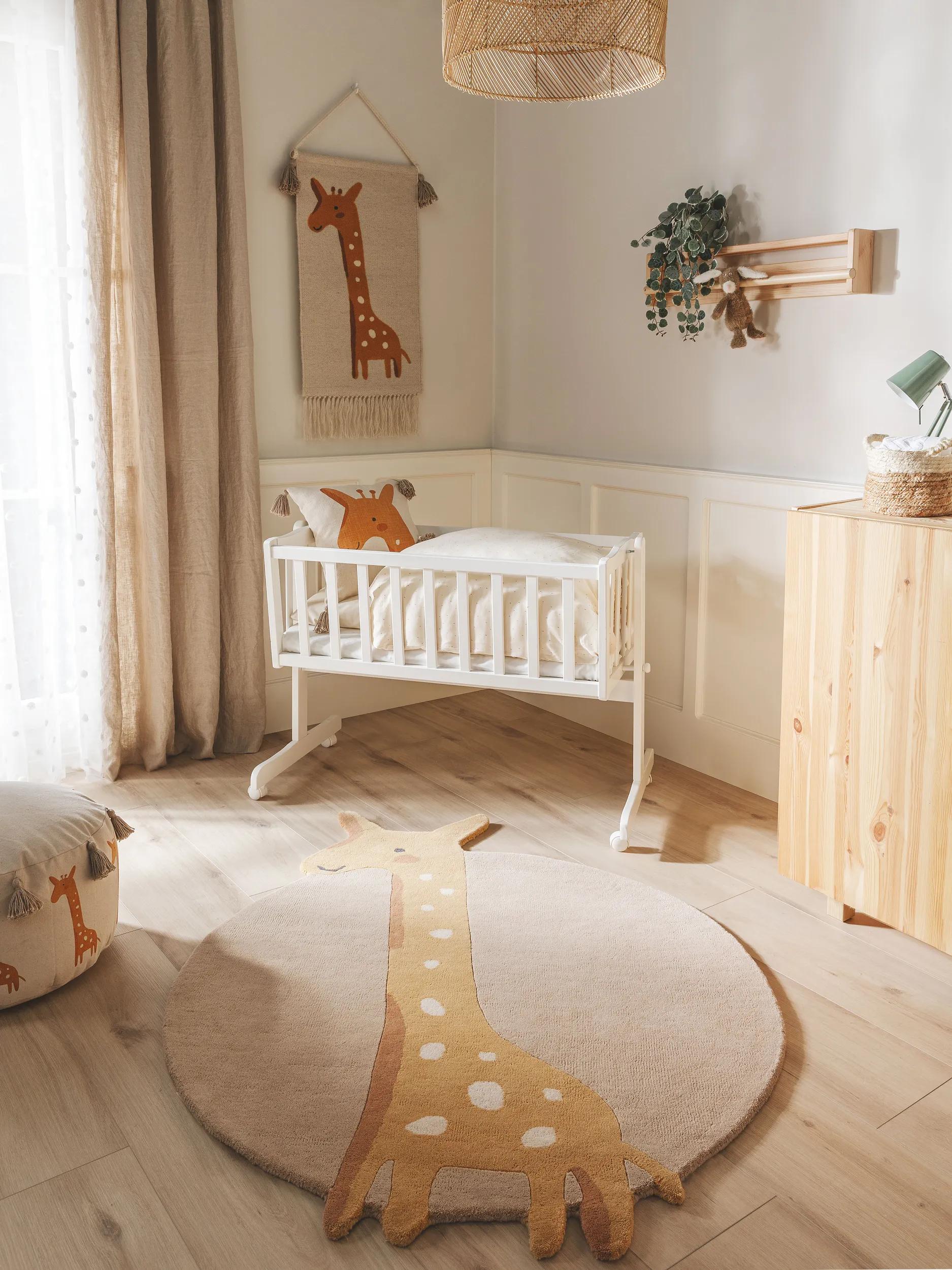 Tapis rond enfant tufté main SAVANNAH, BENUTA
