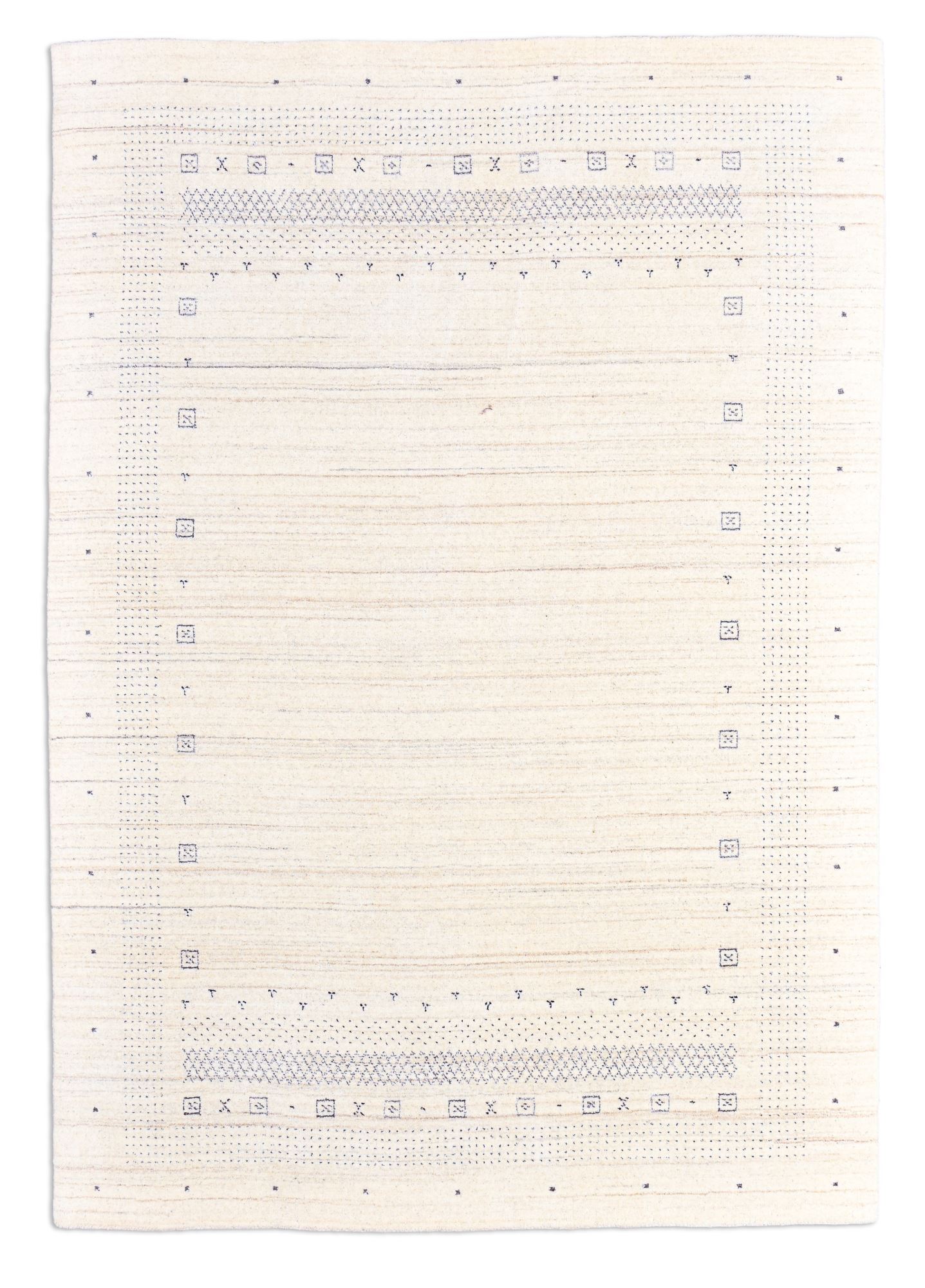 Tapis gabbeh tufté New York laine d'argentine, THEKO