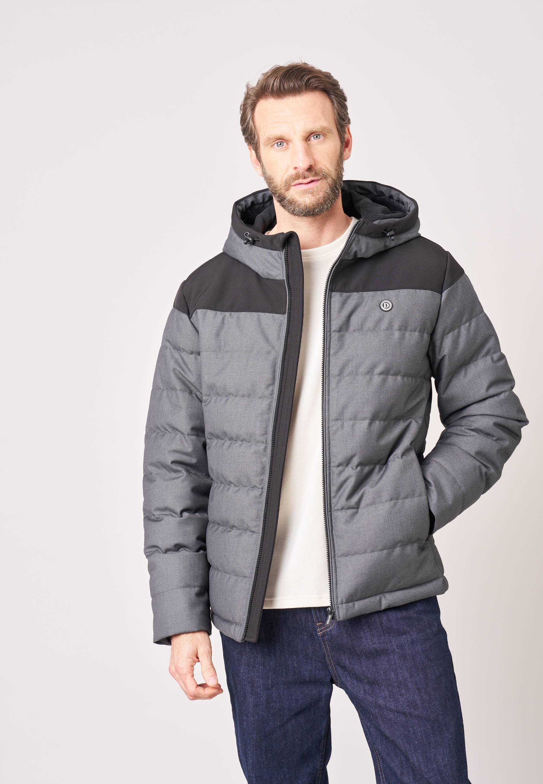 Blouson à capuche regular homme CASTER, DEELUXE